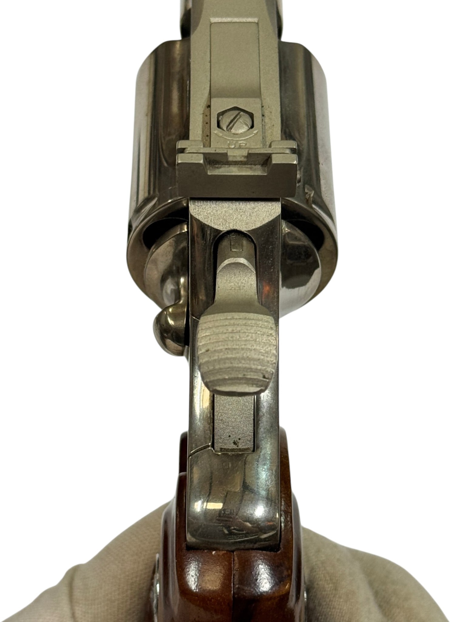 Excellent RARE 1971 Colt Diamondback 4" Nickel .38 SPECIAL Revolver - 16