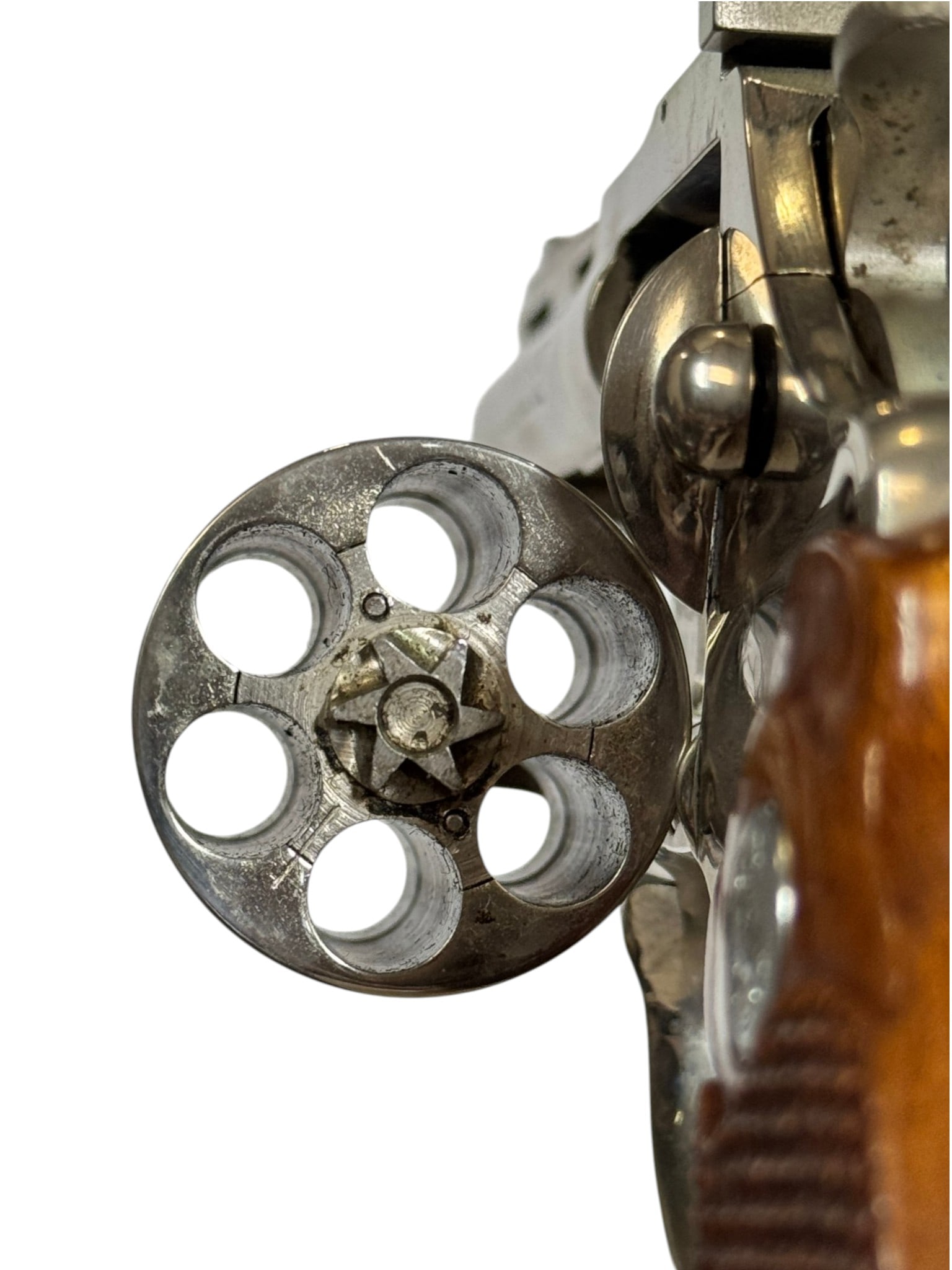 Excellent RARE 1971 Colt Diamondback 4" Nickel .38 SPECIAL Revolver - 19