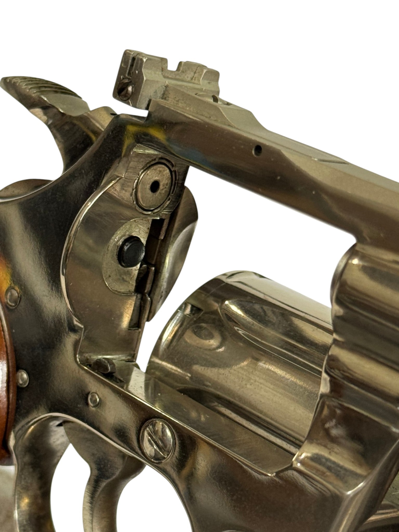 Excellent RARE 1971 Colt Diamondback 4" Nickel .38 SPECIAL Revolver - 20