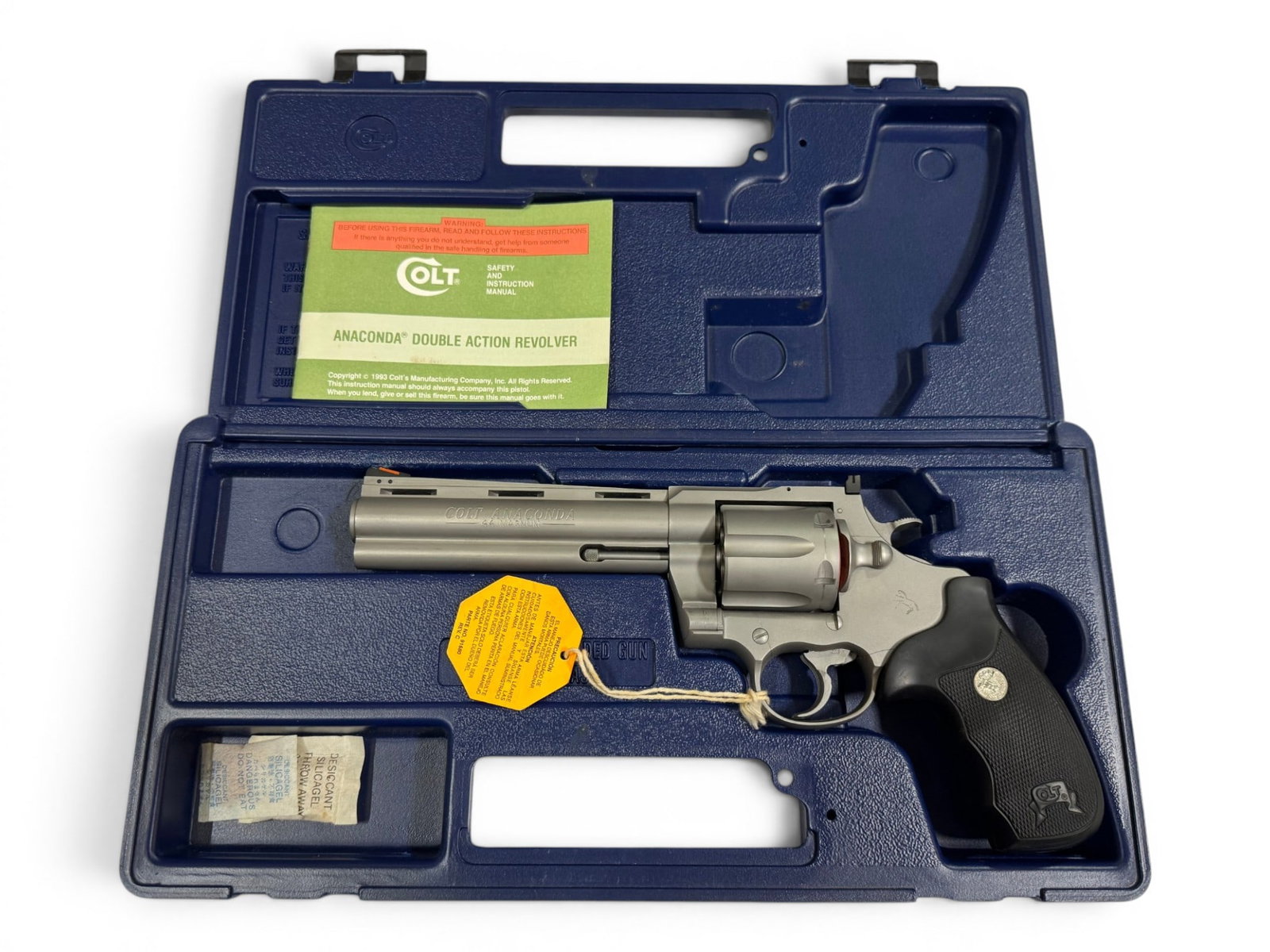NIB 1997 Colt Anaconda Matte 6" Stainless .44 MAG. Revolver - 2