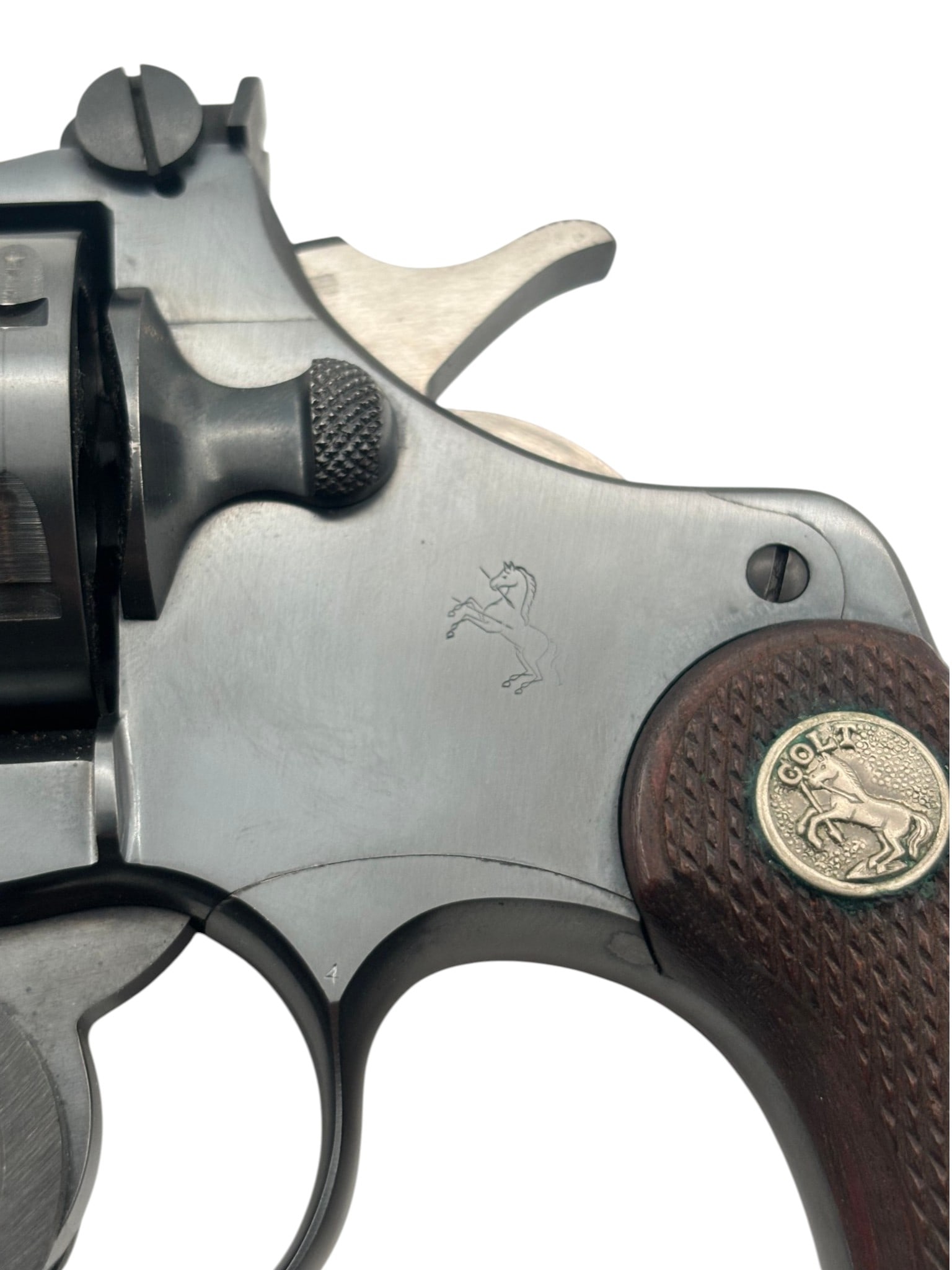 MINT 1937 Pre-War Colt Officers Model "Target" 3rd Issue Heavy Barrel .38 SPL Revolver - 3