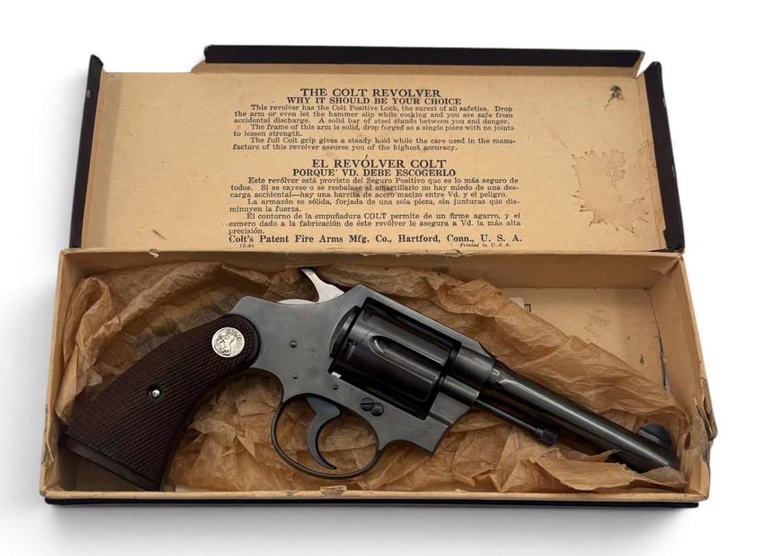 NIB 1938 Colt Police Positive .38 SPL Revolver - 4