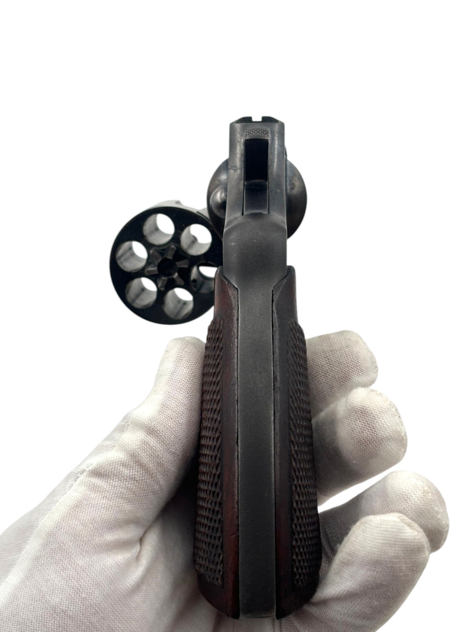 1947 Colt Official Police Heavy Barrel .38 SPL Revolver Police Issued with Landyard Loop - 12