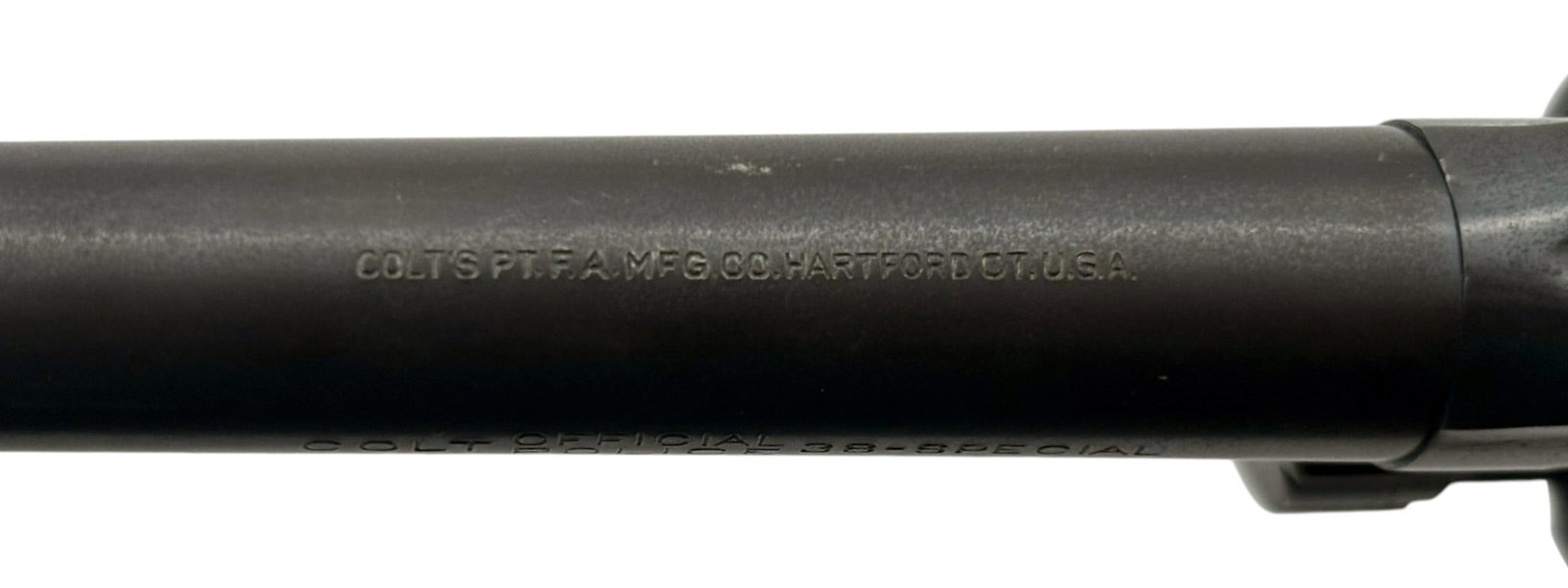 1947 Colt Official Police Heavy Barrel .38 SPL Revolver Police Issued with Landyard Loop - 5