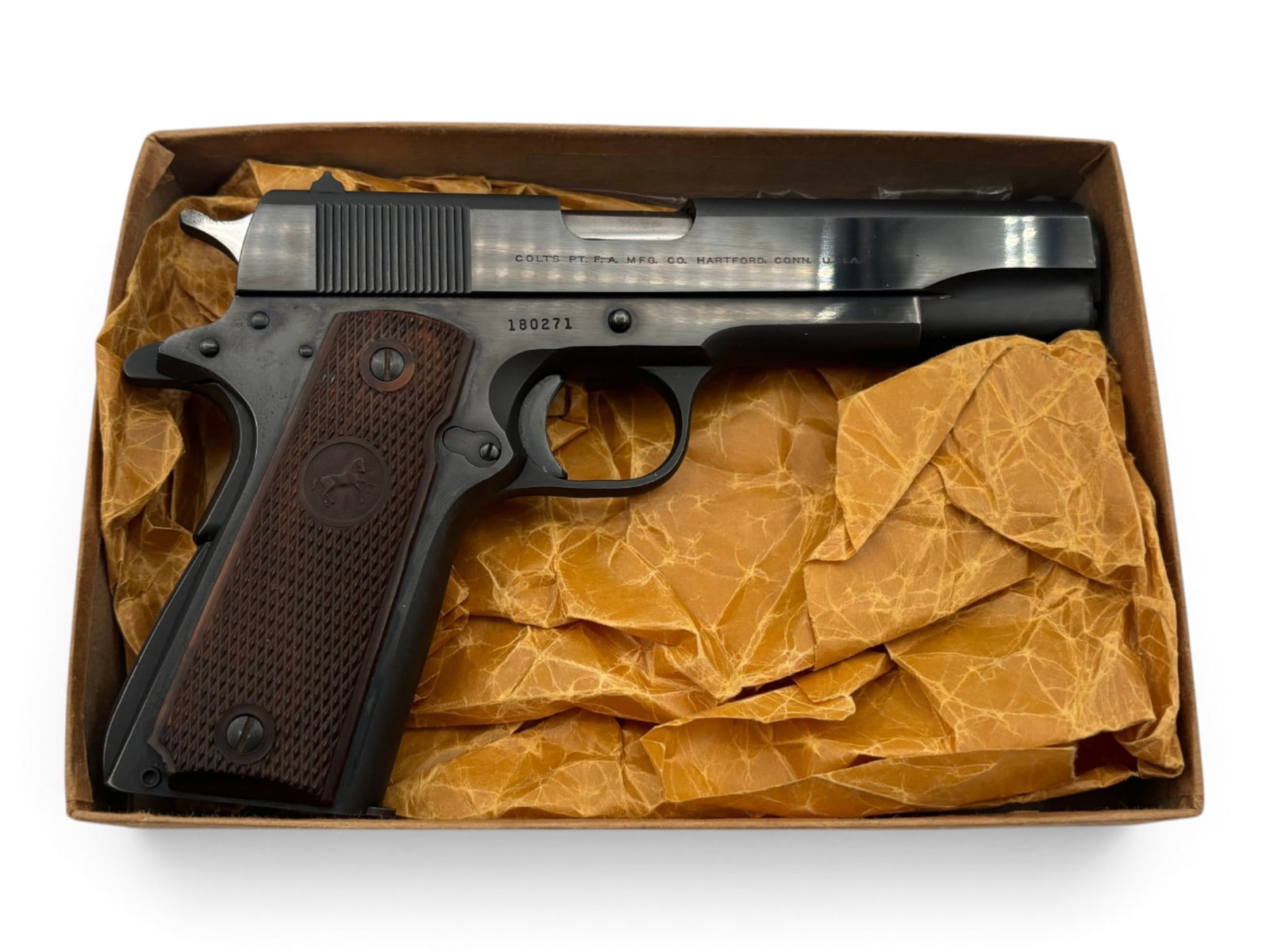 Rare NIB 1966 Colt .38 SUPER 1911 Semi-Automatic Pistol - 4