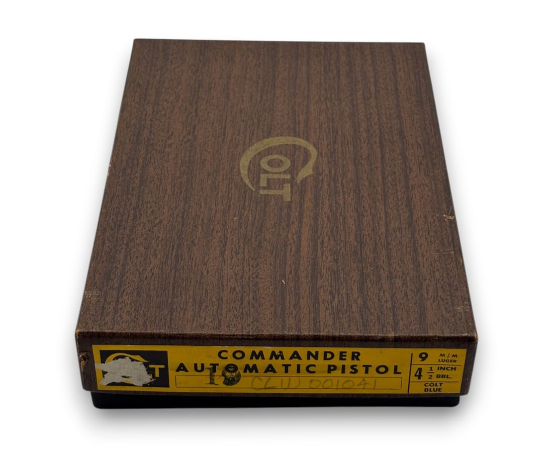 NIB 1969 Colt Lightweight Commander Model 1911 Semi-Automatic 9mm Pistol with Original Box - 3