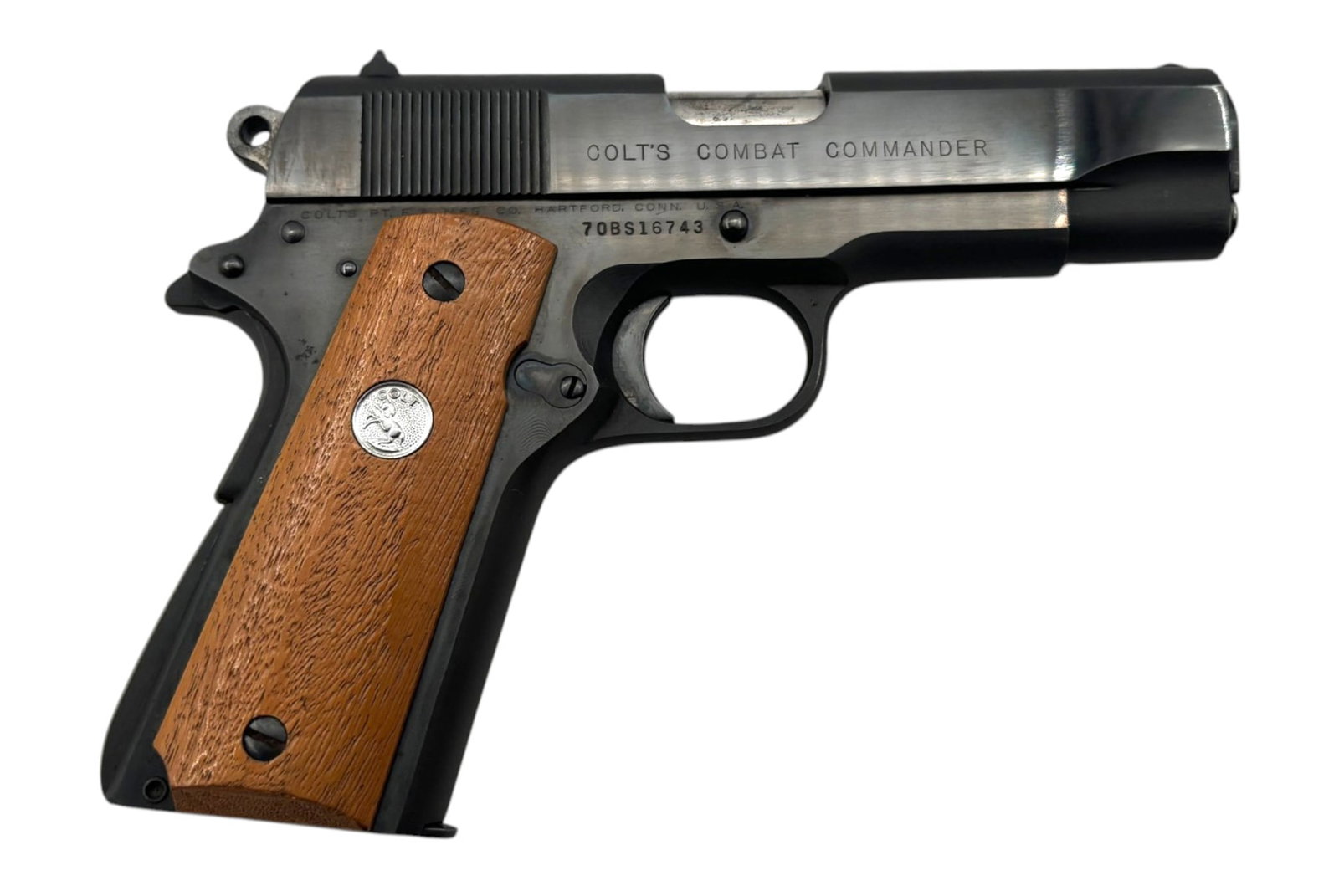 NIB 1973 Colt Combat Commander 1911 Blued .45 ACP Semi-Automatic Pistol - 4