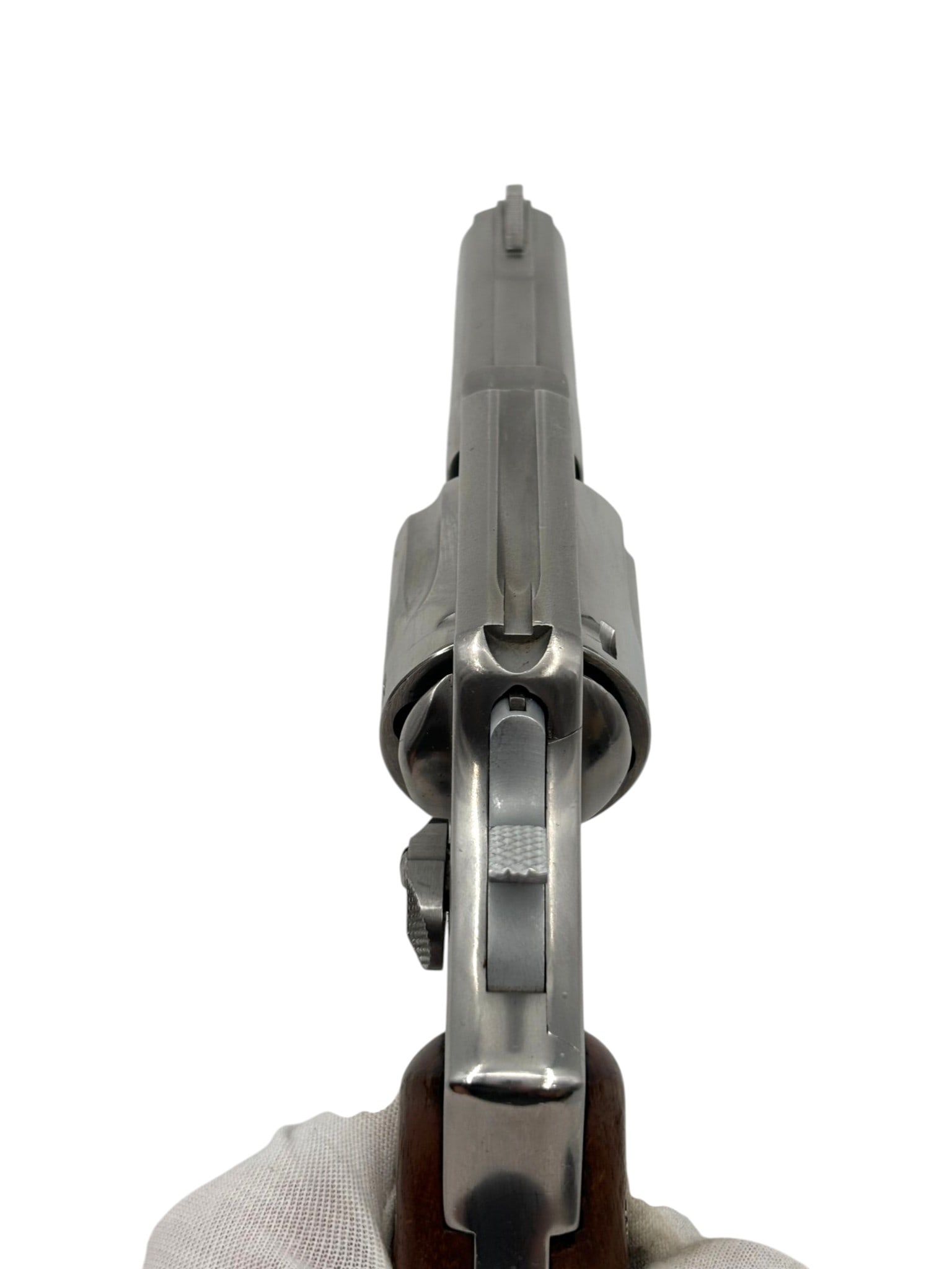 Excellent Early 1993 Smith & Wesson Model 64-5 Polished Stainless .38 SPECIAL Revolver &# - 10