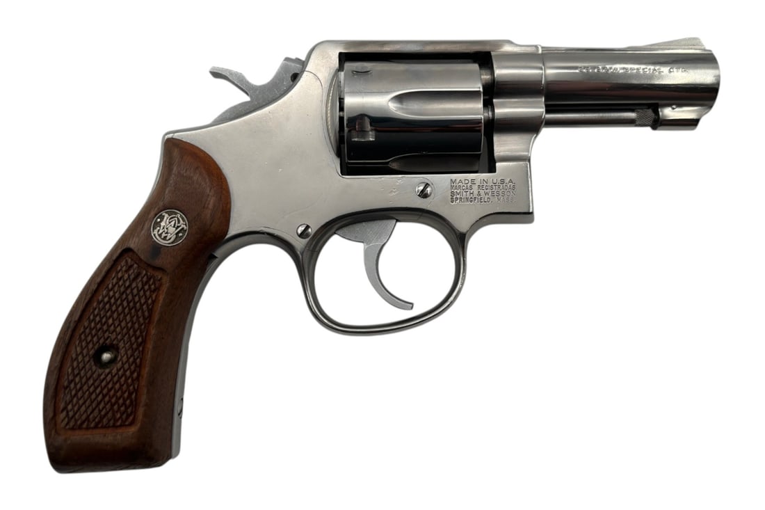 Excellent Early 1993 Smith & Wesson Model 64-5 Polished Stainless .38 SPECIAL Revolver &# - 2