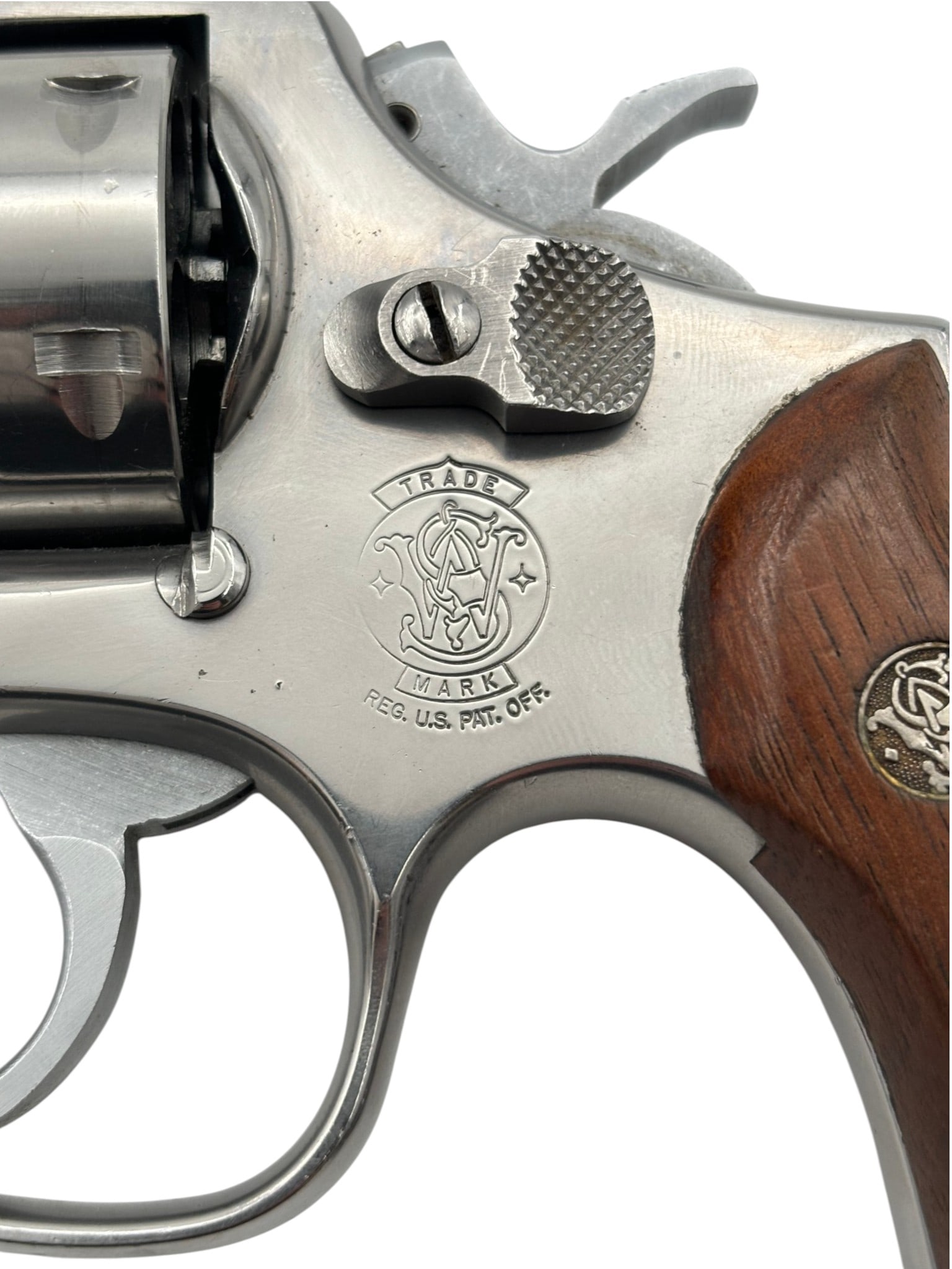 Excellent Early 1993 Smith & Wesson Model 64-5 Polished Stainless .38 SPECIAL Revolver &# - 5