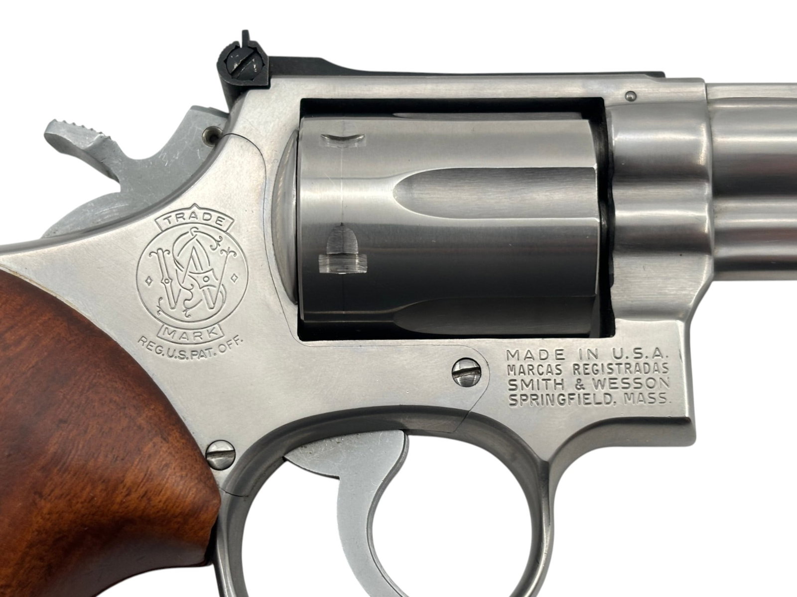 Excellent 1977 Smith & Wesson Model 66-1 Stainless 6" Barrel .357 MAGNUM Revolver - 4