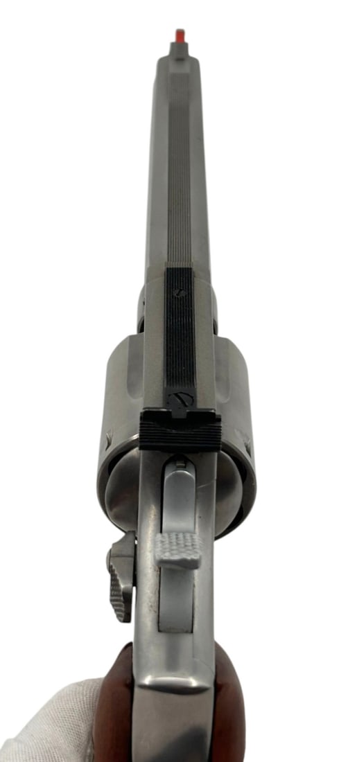 Excellent 1977 Smith & Wesson Model 66-1 Stainless 6" Barrel .357 MAGNUM Revolver - 8