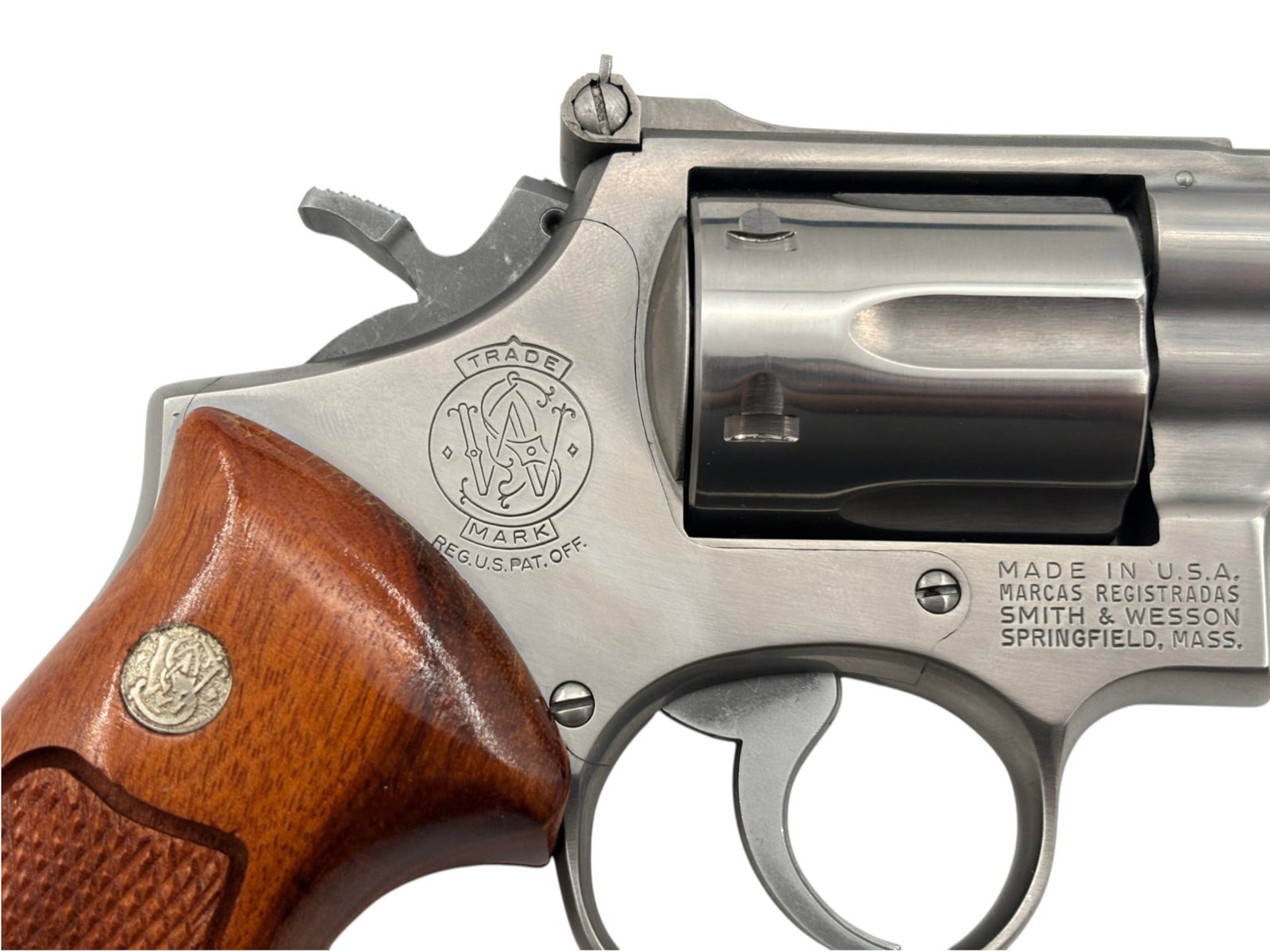 NIB 1974 Smith & Wesson Model 66 (No Dash) 4" Stainless .357 COMBAT MAGNUM Revolver in Original - 5