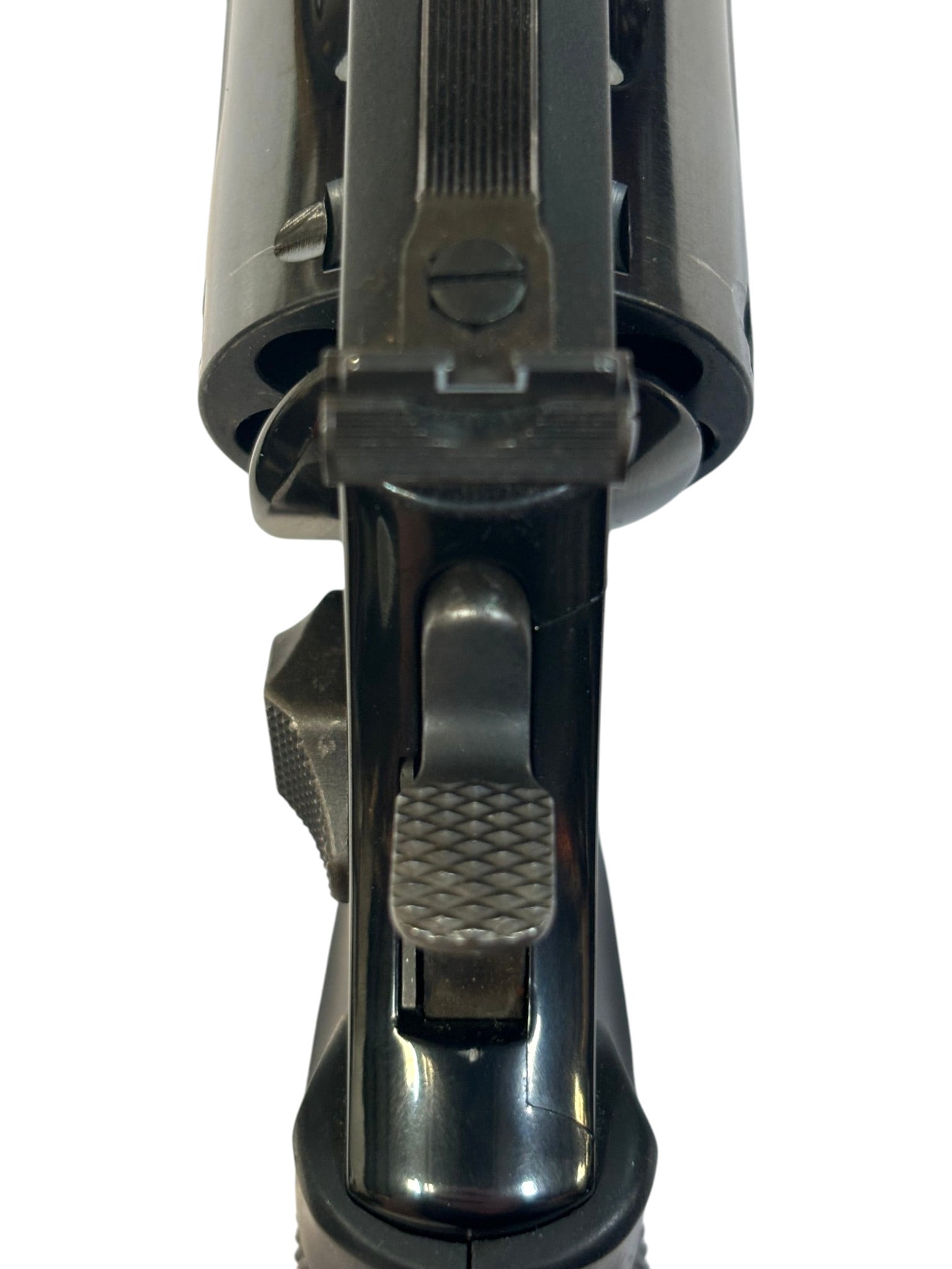 Excellent 1 of 300 S&W Model 586-7 "Bud's Gun Shop Ltd. Ed." .357 MAG. Revolver w/ 7-Shot Cylinder - 10