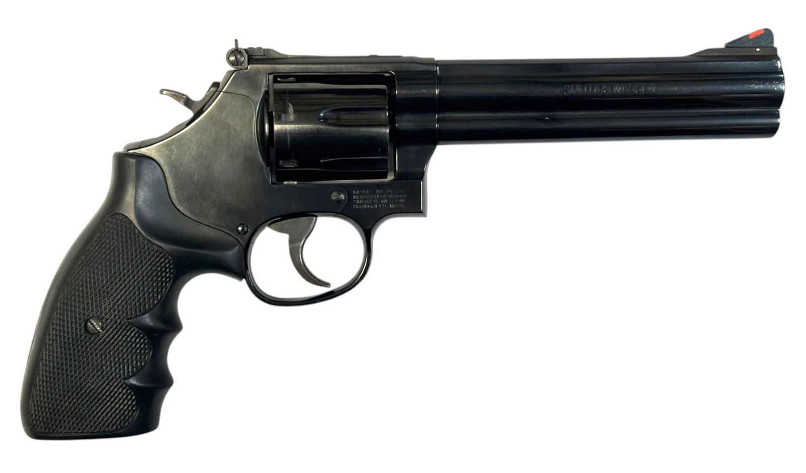Excellent 1 of 300 S&W Model 586-7 "Bud's Gun Shop Ltd. Ed." .357 MAG. Revolver w/ 7-Shot Cylinder - 2