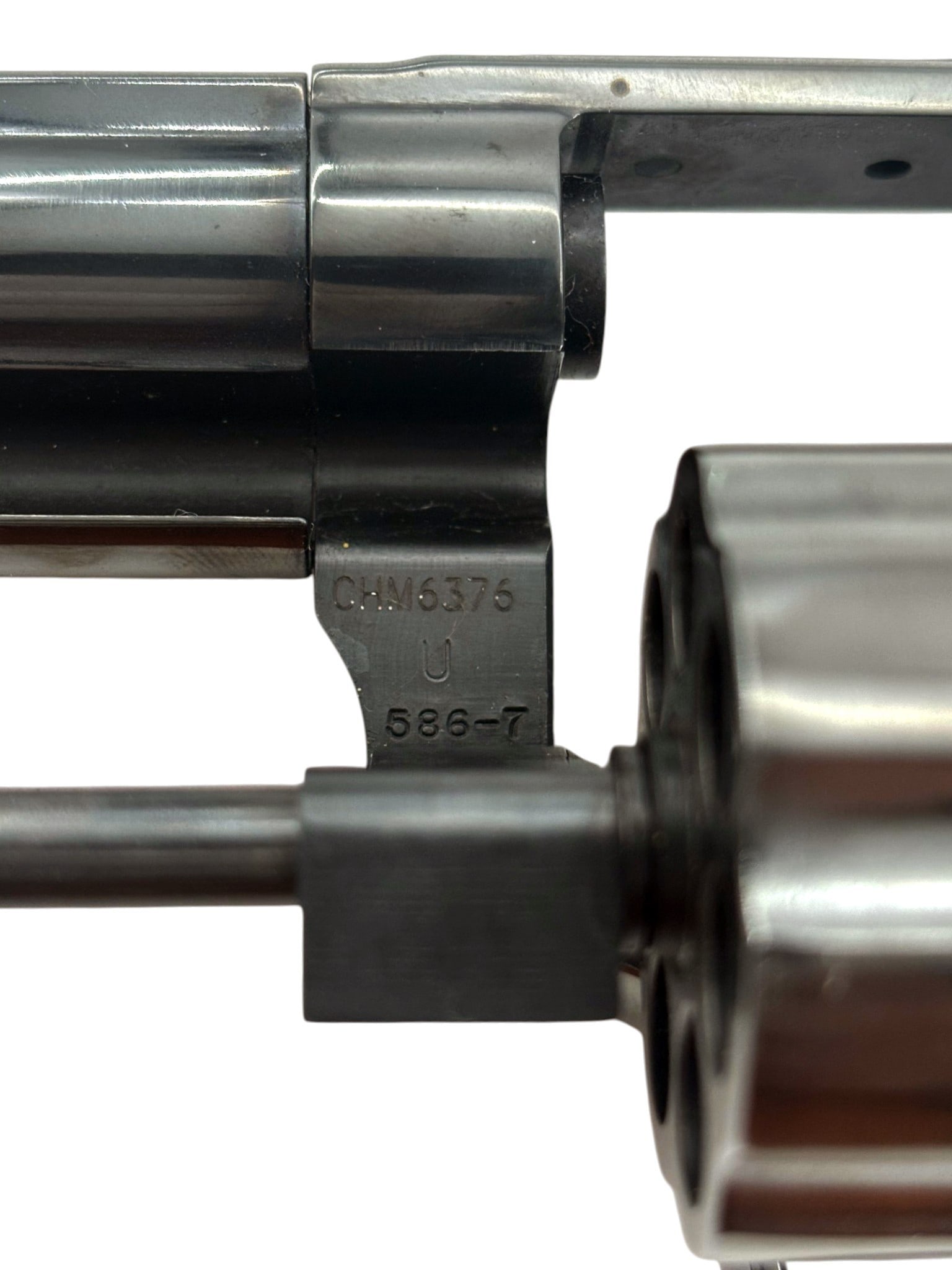 Excellent 1 of 300 S&W Model 586-7 "Bud's Gun Shop Ltd. Ed." .357 MAG. Revolver w/ 7-Shot Cylinder - 7