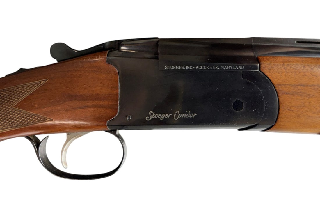 Excellent Stoeger Condor 1 O/U Double Barrel 12 GA. Shotgun w/ Soft Case - 5
