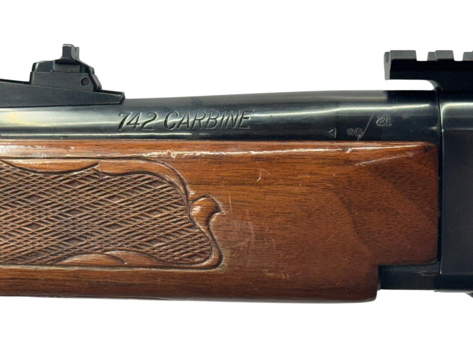 Excellent 1980 Remington 742 Woodsmaster BDL Deluxe “742 CARBINE” .30-06 SPRG. Rifle w/  - 4
