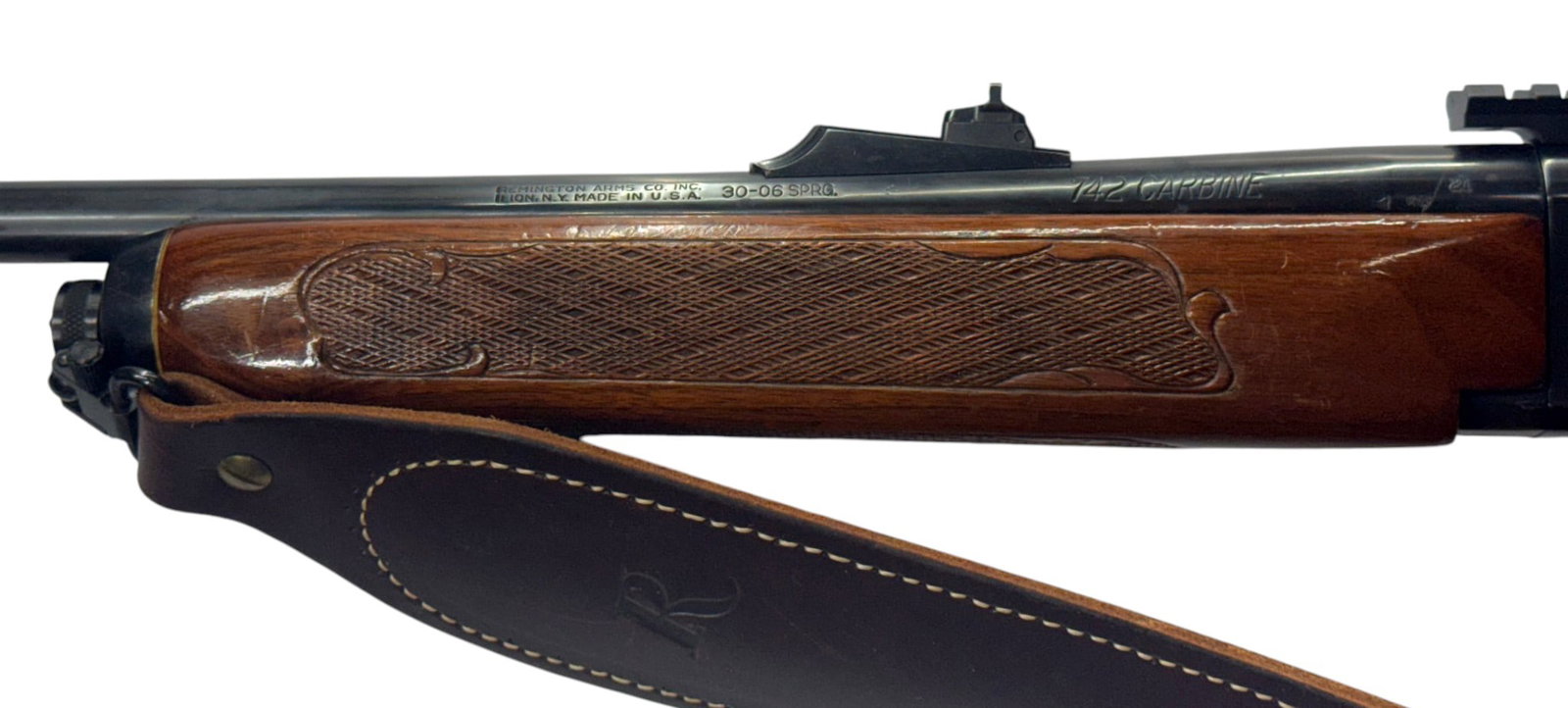 Excellent 1980 Remington 742 Woodsmaster BDL Deluxe “742 CARBINE” .30-06 SPRG. Rifle w/  - 9