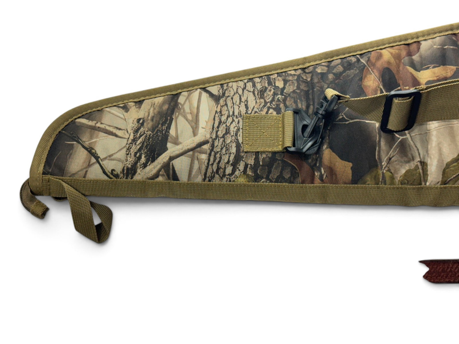 Nice Ravoincc 46” Camouflage Padded Rifle Soft Case w/ Browning Leather Rifle Sling - 7