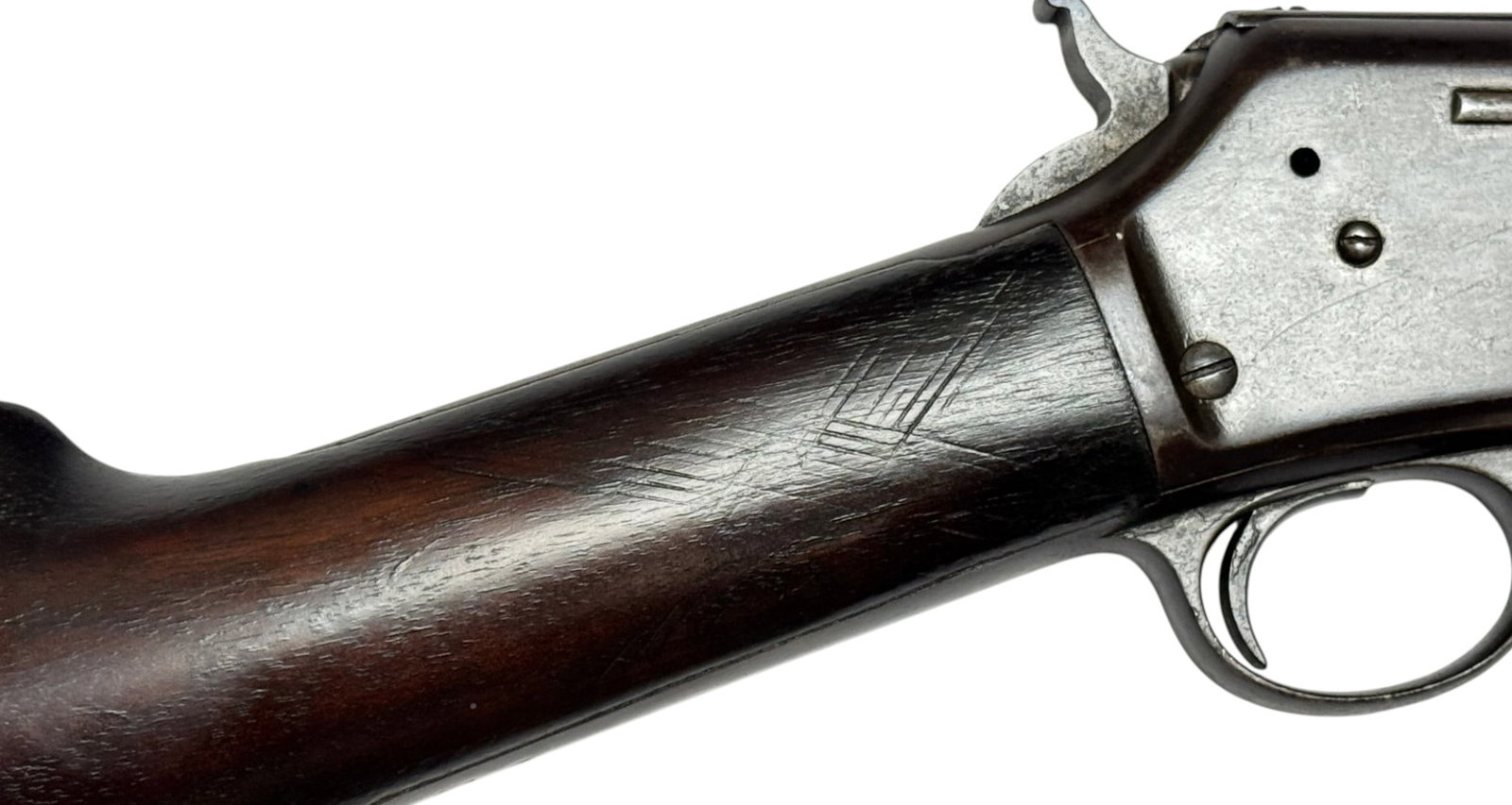 Early Antique 1891 Colt Lightning Medium Frame .38 CLMR Slide Action Rifle - 7