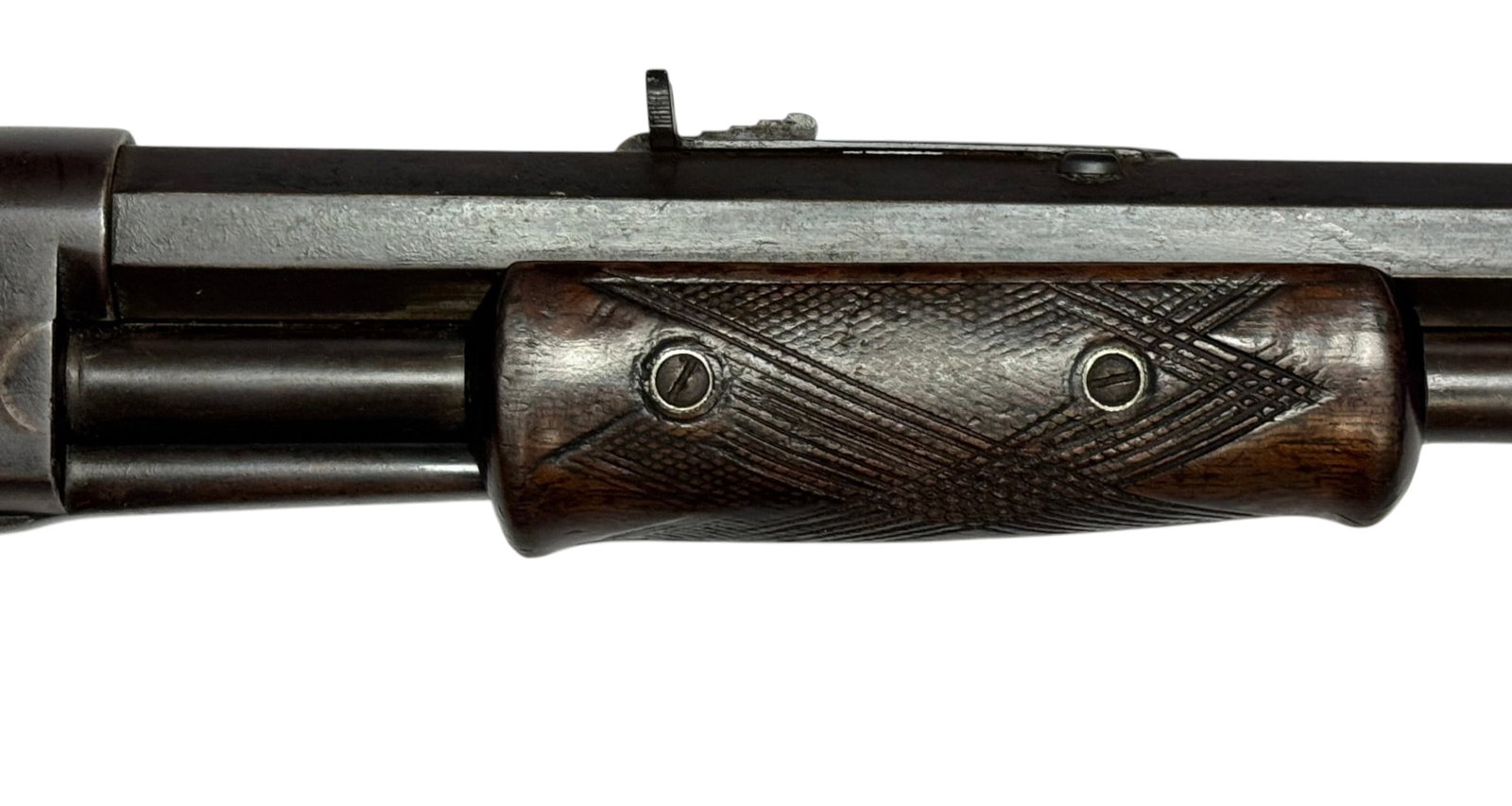 Early Antique 1891 Colt Lightning Medium Frame .38 CLMR Slide Action Rifle - 9