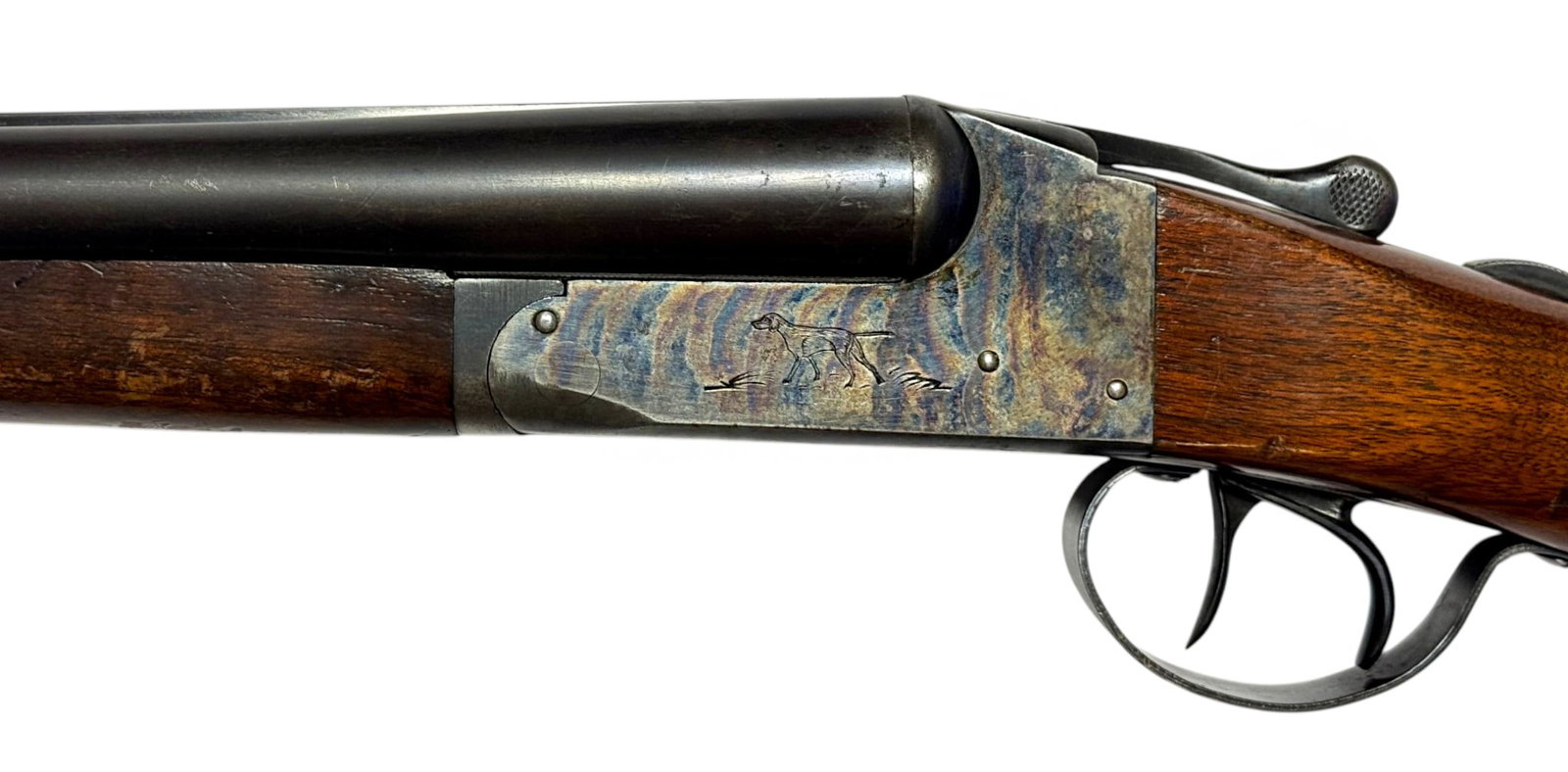 1941 Western Arms / Ithaca "Long Range Gun " 16 GA. SXS Hammerless Double Barrel Shotgun  - 13