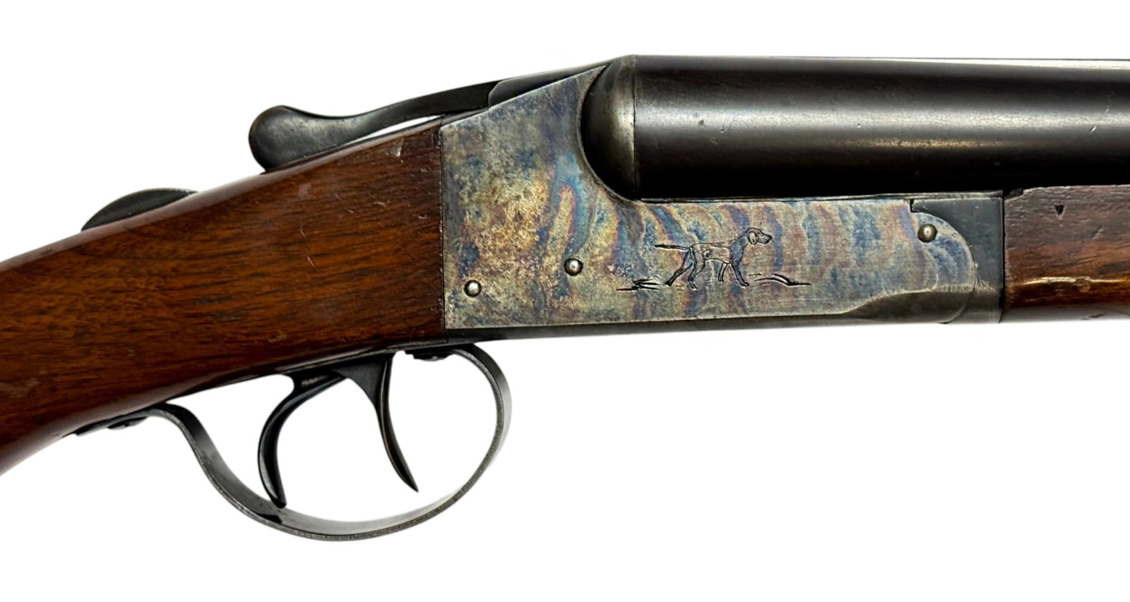 1941 Western Arms / Ithaca "Long Range Gun " 16 GA. SXS Hammerless Double Barrel Shotgun  - 17
