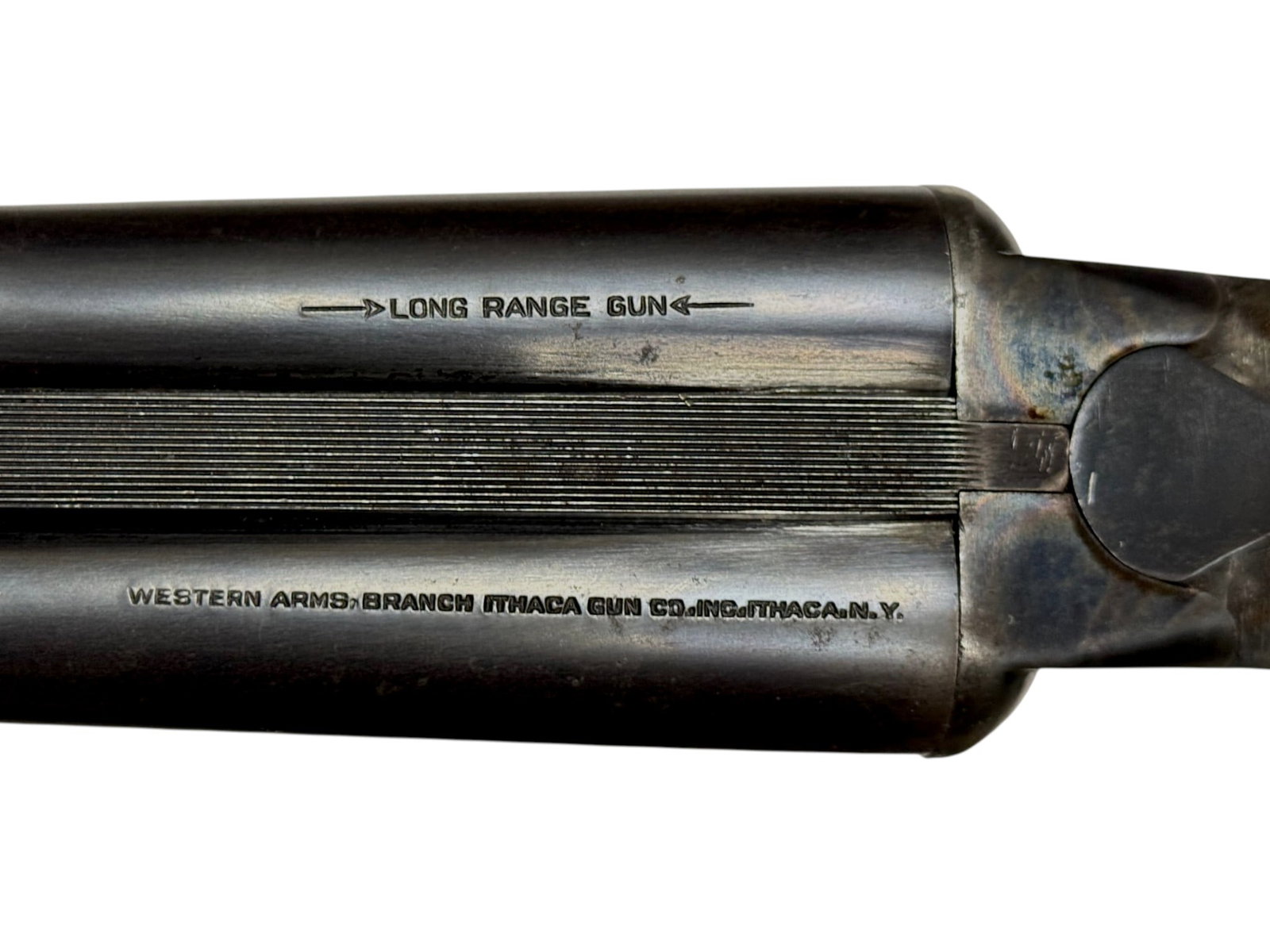 1941 Western Arms / Ithaca "Long Range Gun " 16 GA. SXS Hammerless Double Barrel Shotgun  - 5