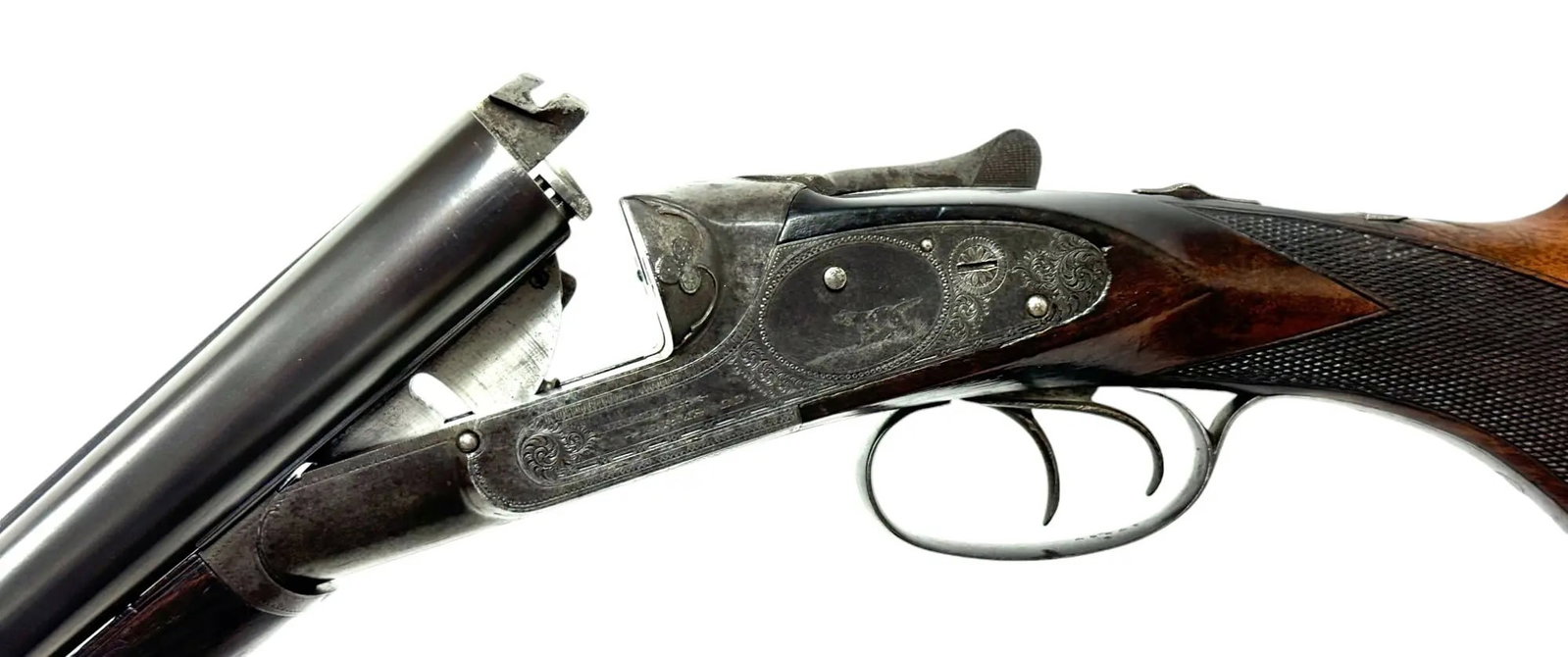 Exceptional Antique 1892 Engraved Lefever Arms Co. 12 GA. "C Grade" Sidelock SXS Hammerless Shotgun - 2