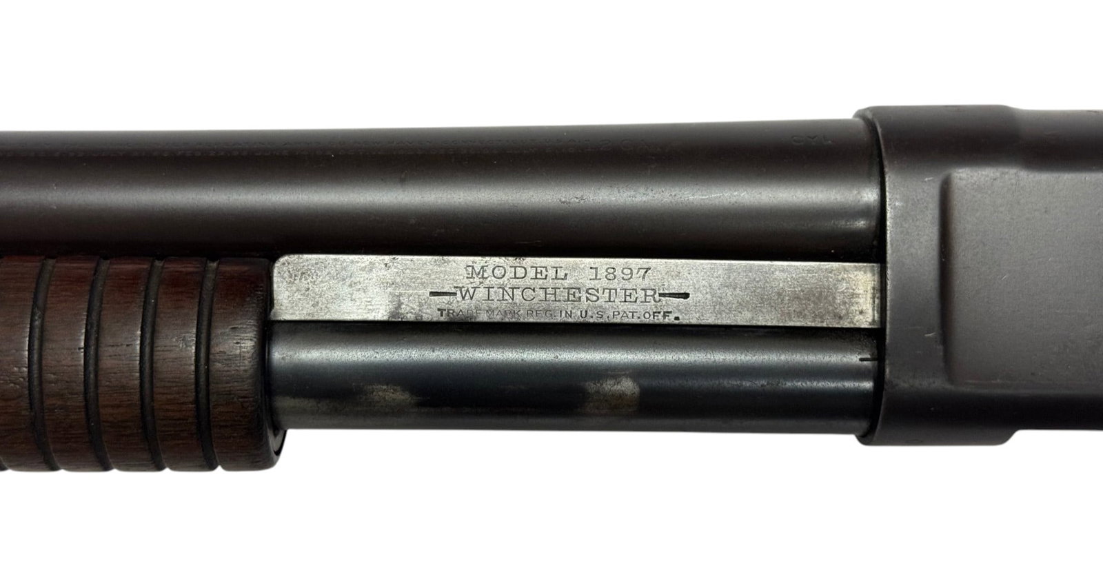 1916 Winchester 1897 Solid Frame Slamfire Pump Action 12 GA. Shotgun - 10