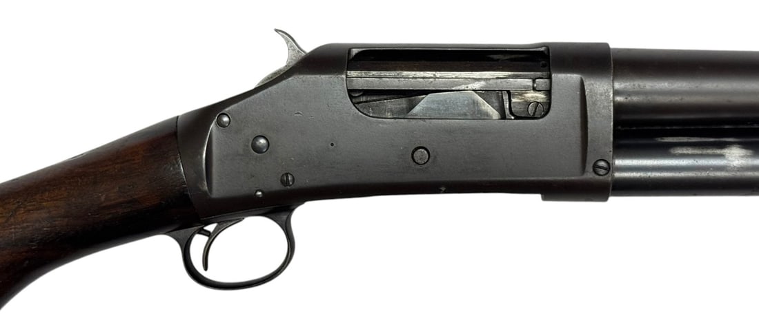 1916 Winchester 1897 Solid Frame Slamfire Pump Action 12 GA. Shotgun - 18