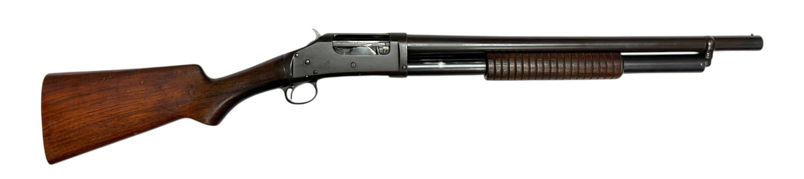 1916 Winchester 1897 Solid Frame Slamfire Pump Action 12 GA. Shotgun - 2