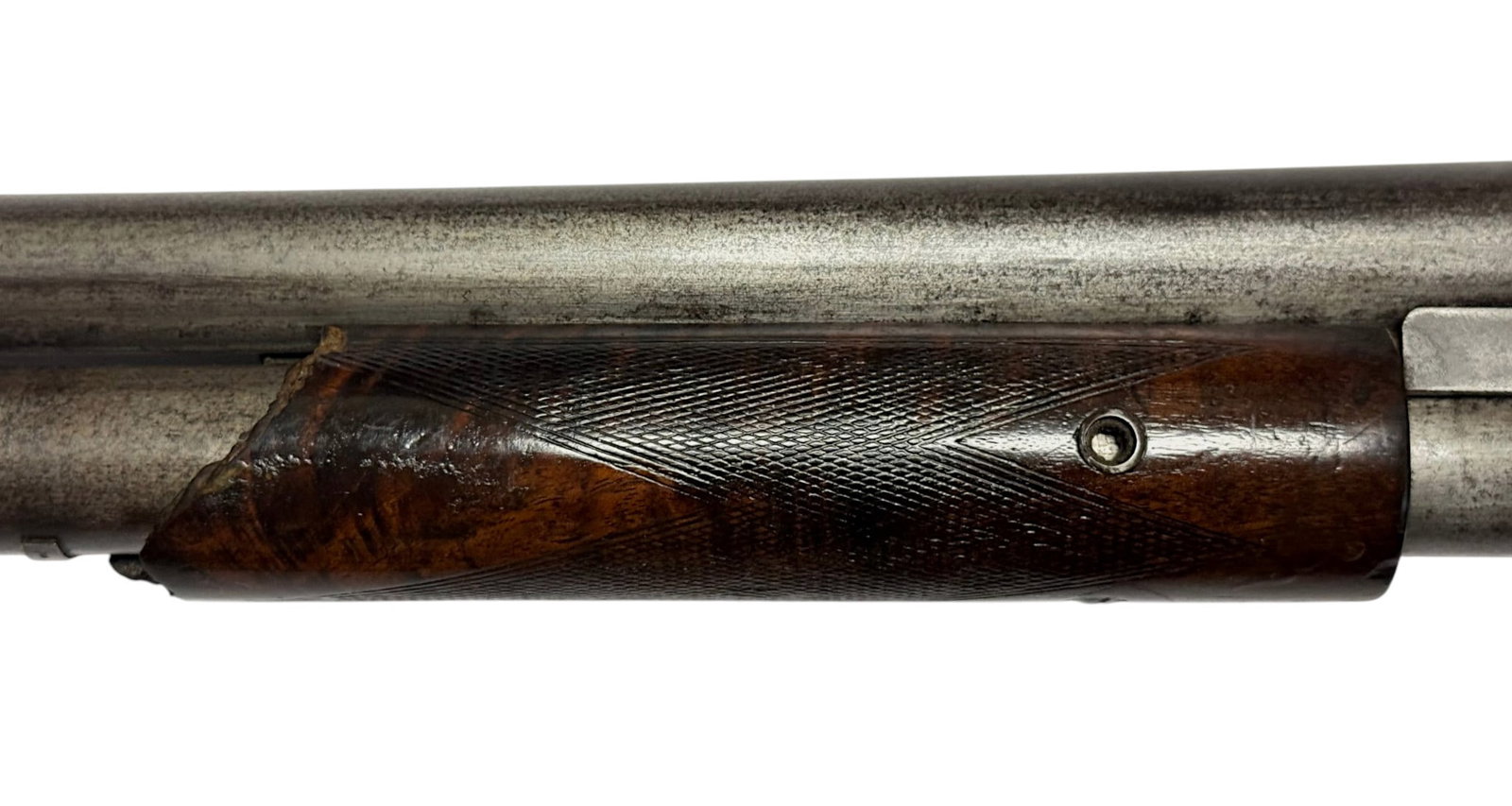 Lettered 1902 Winchester Model 1897 12 GA. Black Diamond Deluxe "TRAP GUN" Pump Action Shotgun - 12