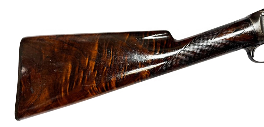 Lettered 1902 Winchester Model 1897 12 GA. Black Diamond Deluxe "TRAP GUN" Pump Action Shotgun - 20