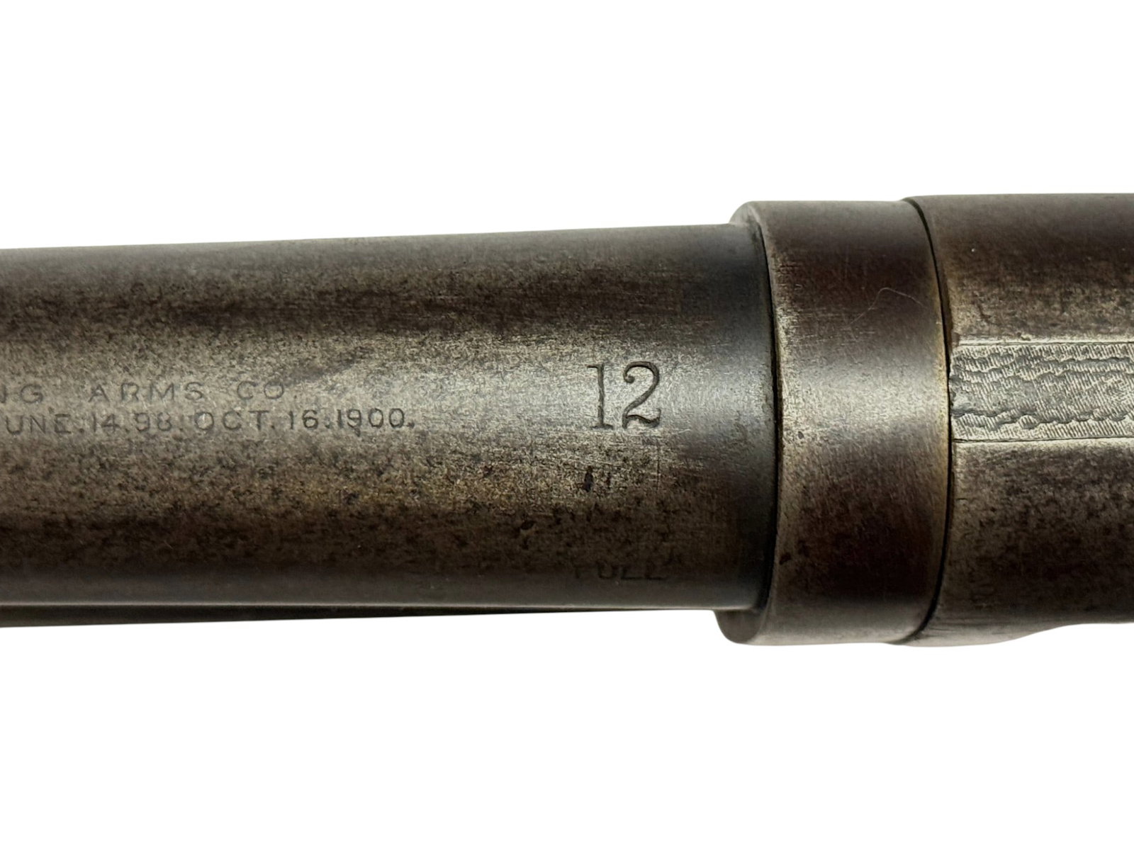 Lettered 1902 Winchester Model 1897 12 GA. Black Diamond Deluxe "TRAP GUN" Pump Action Shotgun - 4