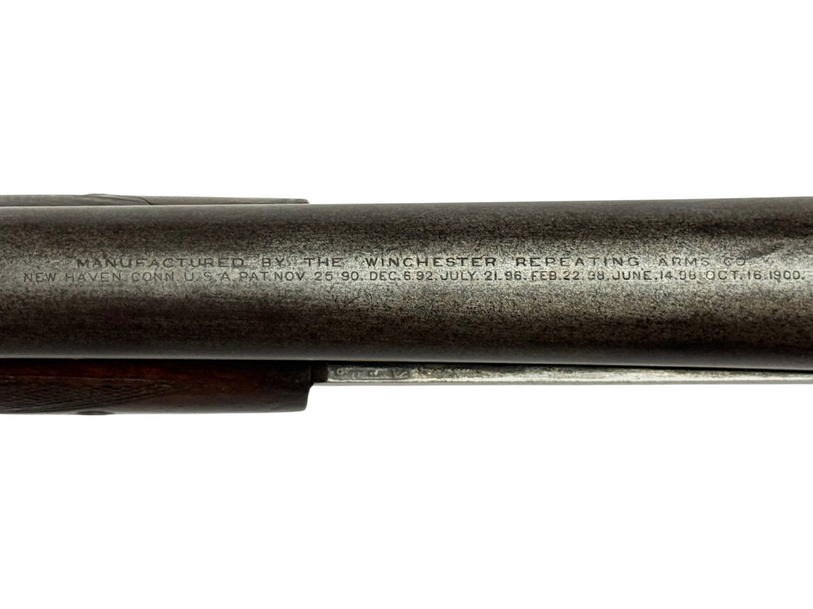 Lettered 1902 Winchester Model 1897 12 GA. Black Diamond Deluxe "TRAP GUN" Pump Action Shotgun - 6