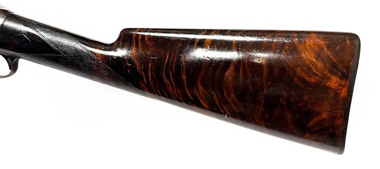 Lettered 1902 Winchester Model 1897 12 GA. Black Diamond Deluxe "TRAP GUN" Pump Action Shotgun - 7