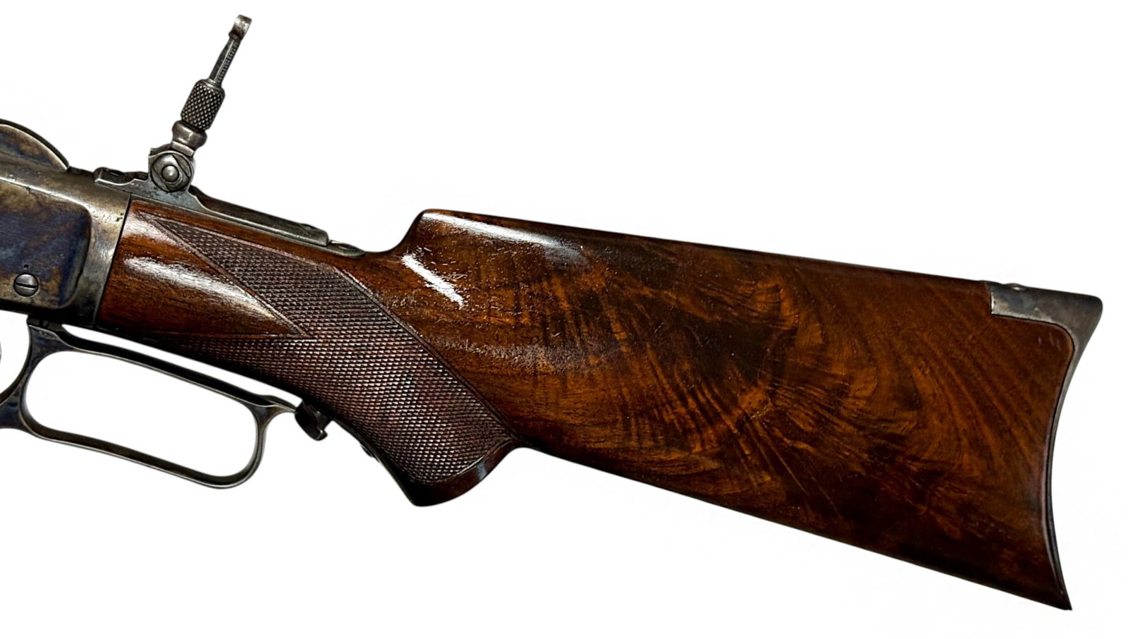 Exceptionally Fine Antique 1883 Winchester Model 1873 .32 WCF Lever Action Rifle w/ Letter - 10