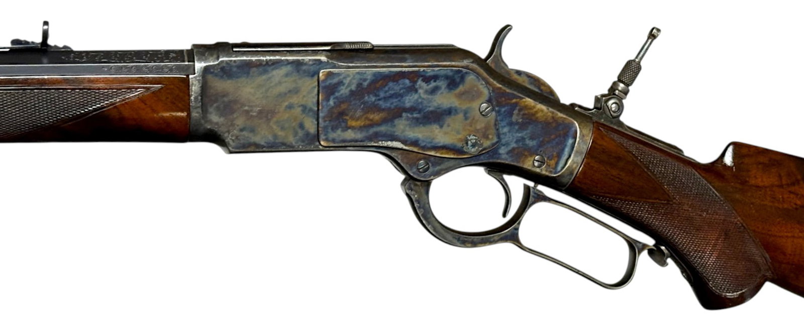 Exceptionally Fine Antique 1883 Winchester Model 1873 .32 WCF Lever Action Rifle w/ Letter - 11
