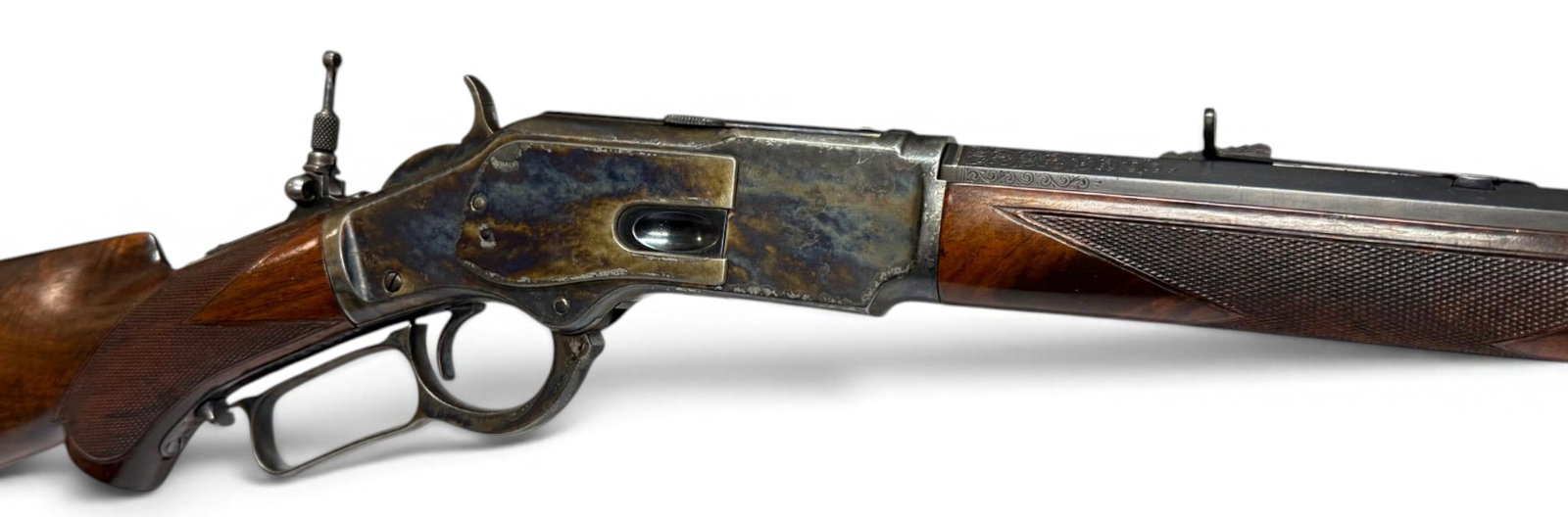 Exceptionally Fine Antique 1883 Winchester Model 1873 .32 WCF Lever Action Rifle w/ Letter - 2