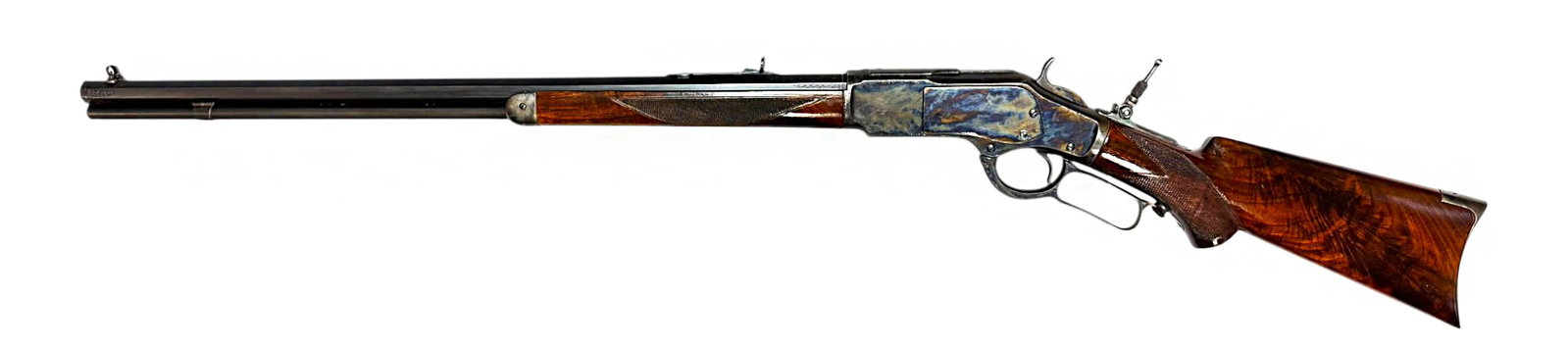 Exceptionally Fine Antique 1883 Winchester Model 1873 .32 WCF Lever Action Rifle w/ Letter - 3