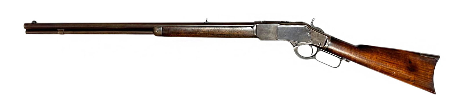 Antique 1888 Winchester Model 1873 .32 WCF Lever Action Rifle (1 of 20)
