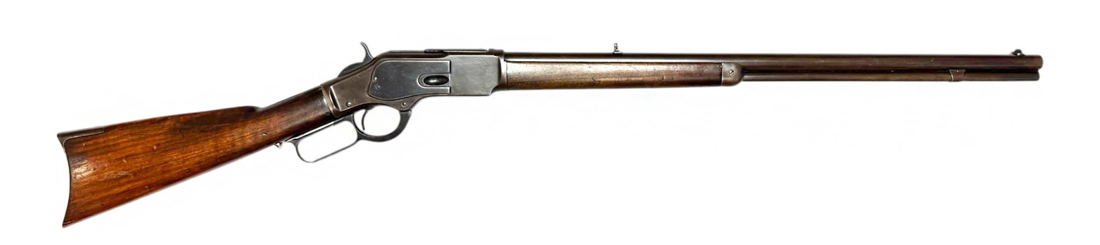 Antique 1888 Winchester Model 1873 .32 WCF Lever Action Rifle - 2