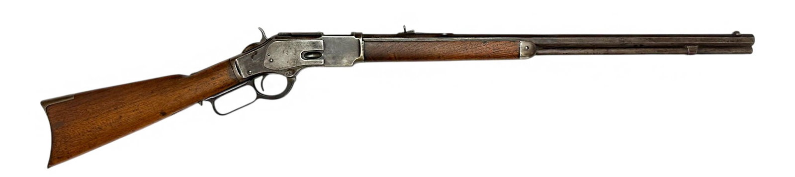 Antique 1895 Winchester Model 1873 .32 WCF Lever Action Rifle - 2