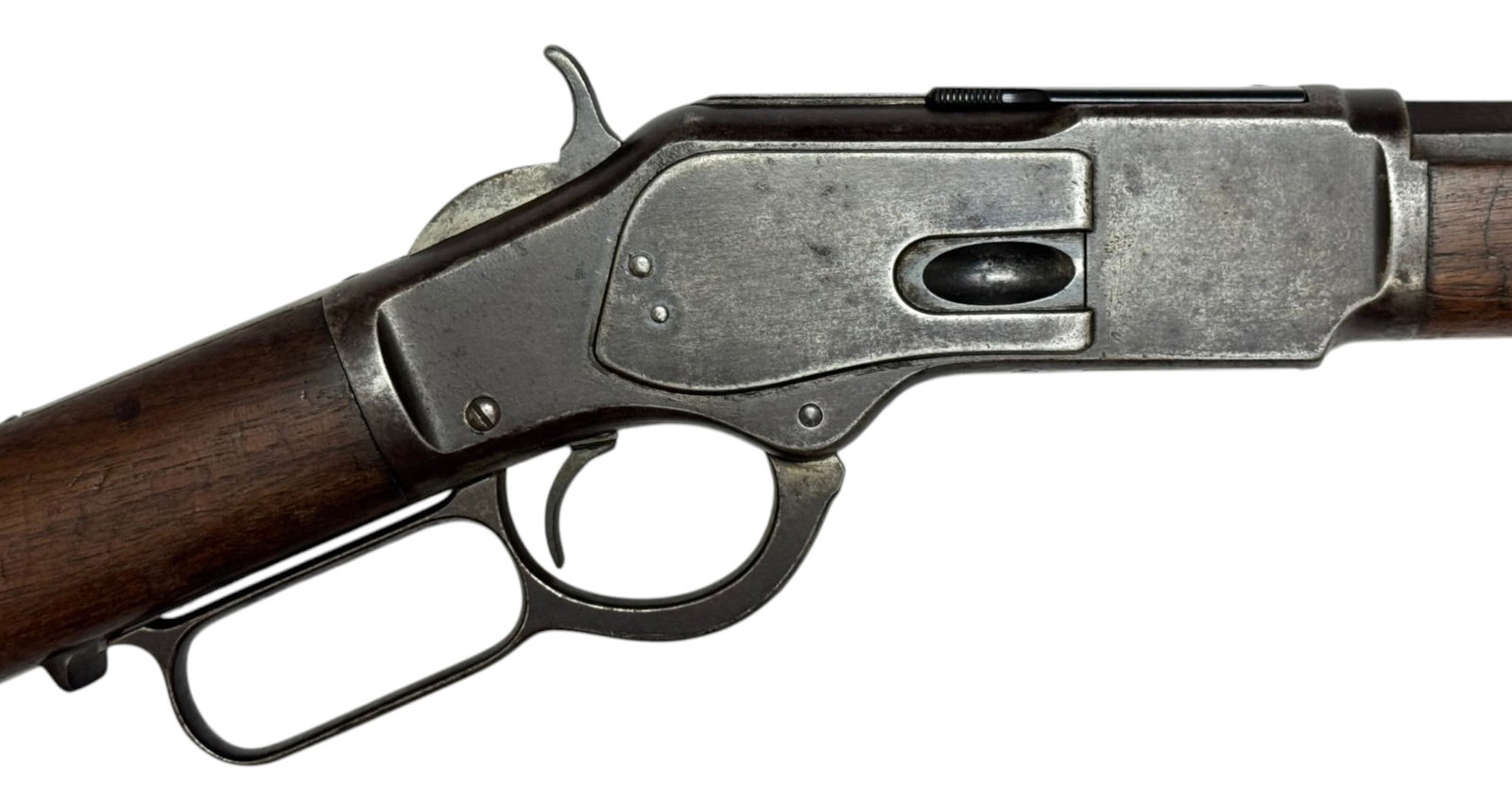 Antique 1897 Winchester Model 1873 .32 WCF Lever Action Rifle - 14