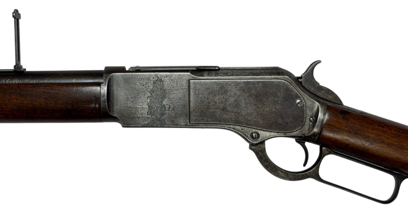 Exceptionally Scarce Antique 1884 Winchester Model 1876 .50 EXPRESS Lever Action Rifle w/ Letter - 14
