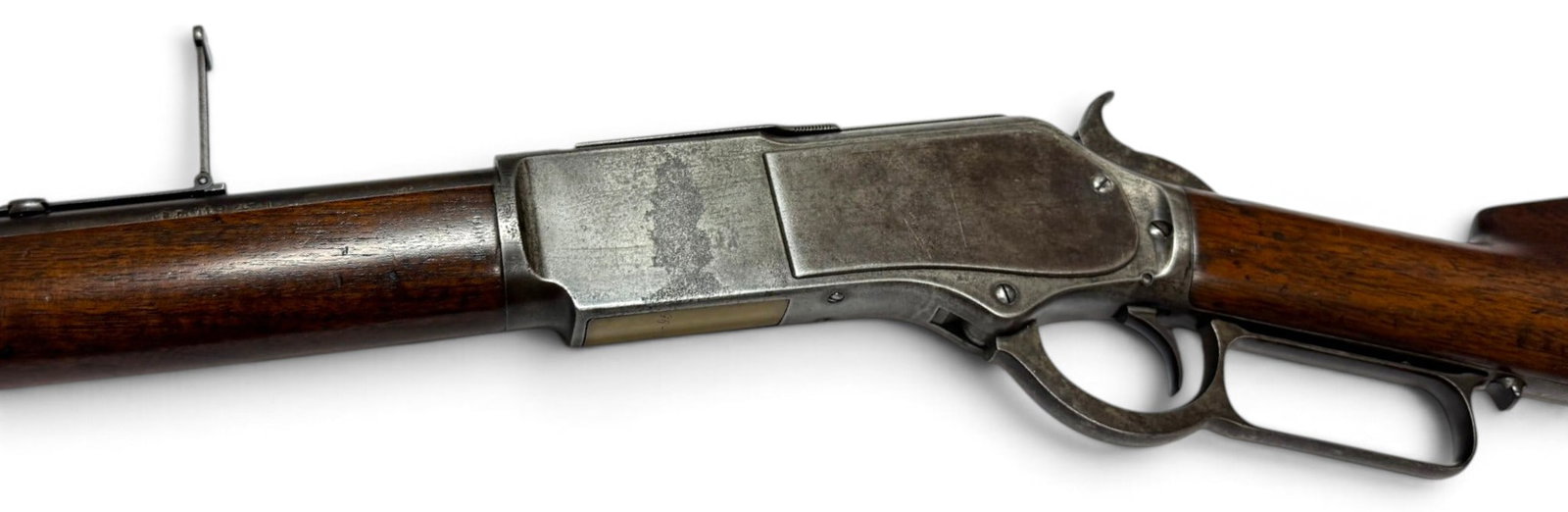 Exceptionally Scarce Antique 1884 Winchester Model 1876 .50 EXPRESS Lever Action Rifle w/ Letter - 2