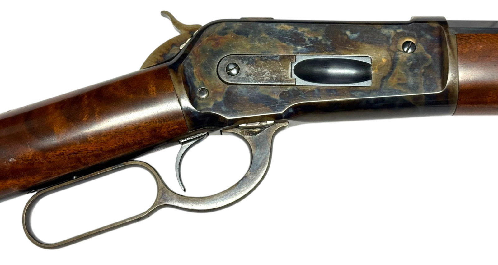 Exquisitely Masterful Antique 1887 Winchester Model 1886 .50 EXPRESS Case-Hardened Lever Rifle - 14