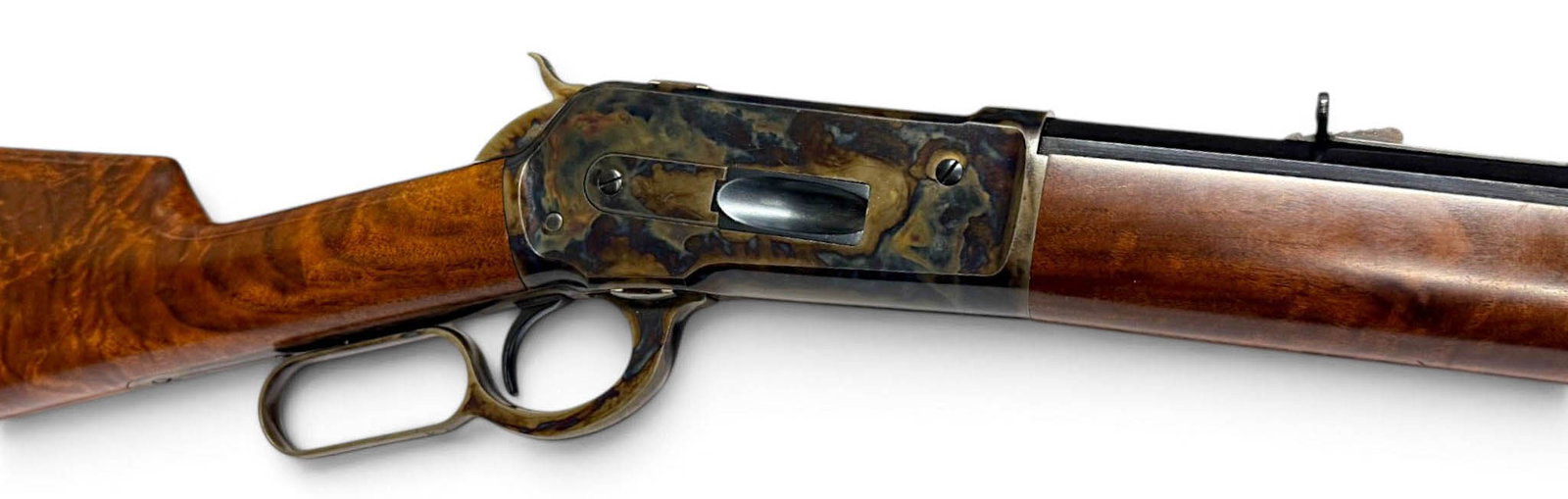 Exquisitely Masterful Antique 1887 Winchester Model 1886 .50 EXPRESS Case-Hardened Lever Rifle - 2